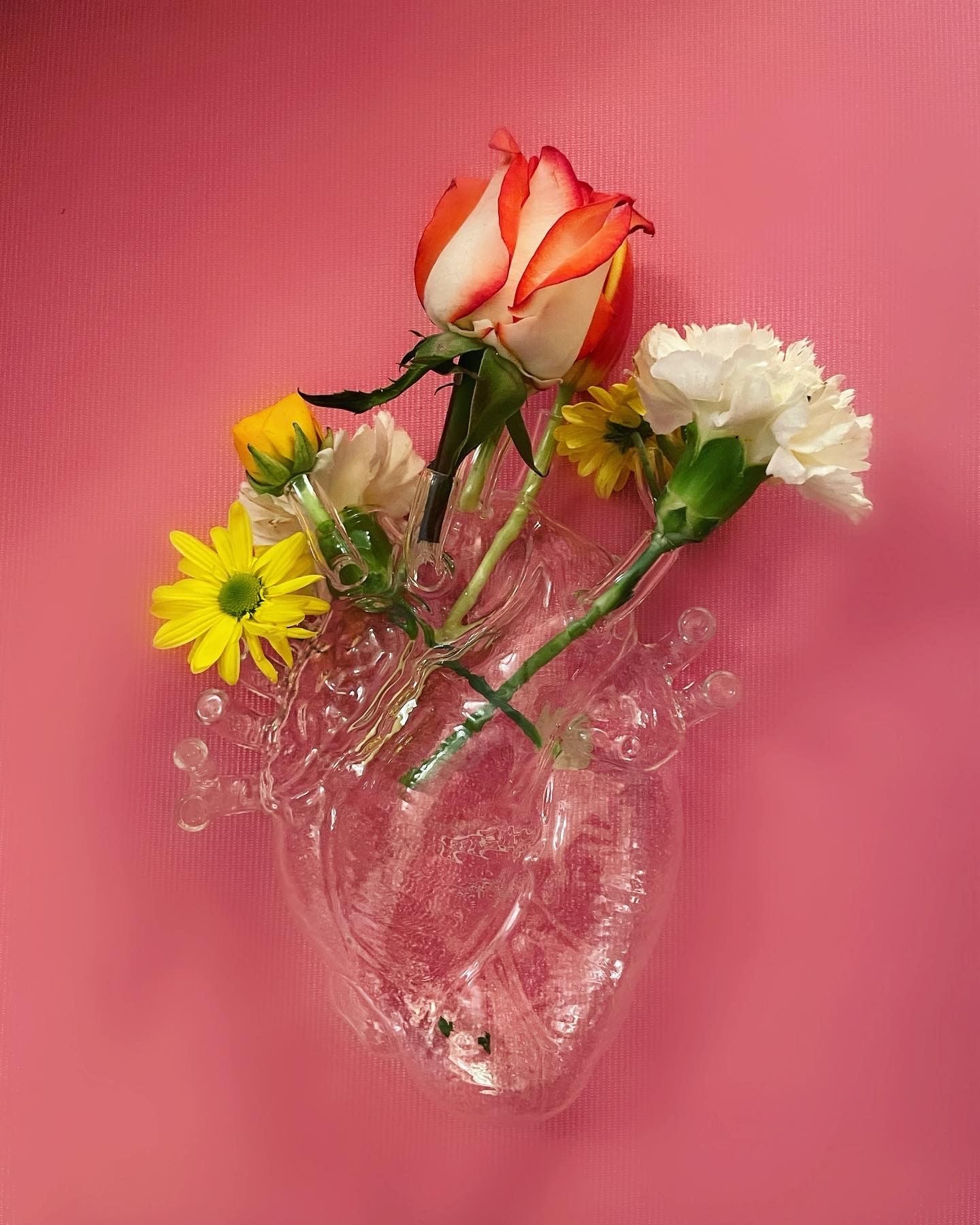 Seletti Love in Bloom Vase, jasné