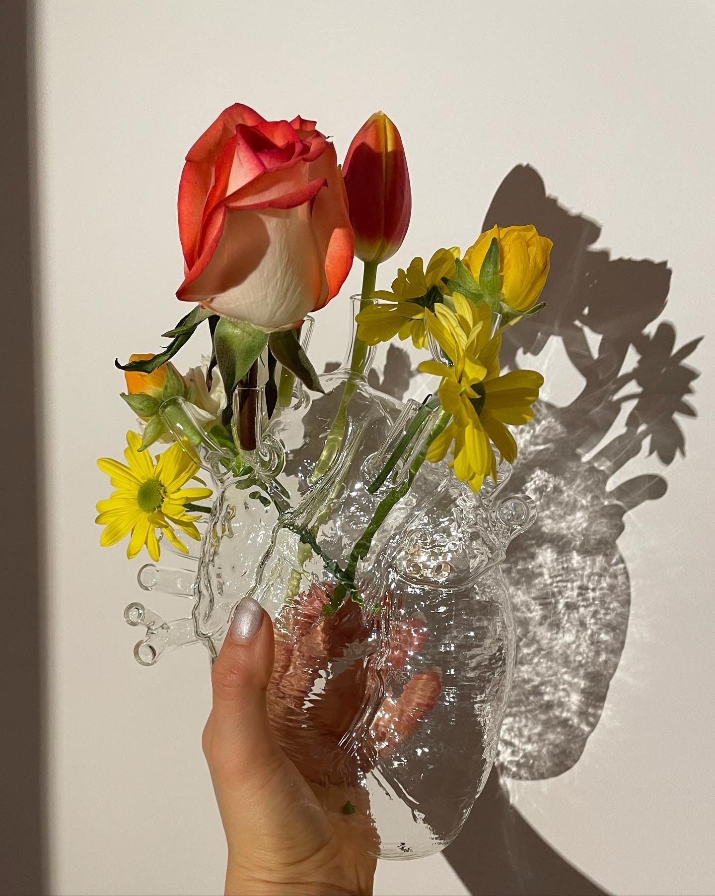Seletti Love in Bloom Vase, jasné