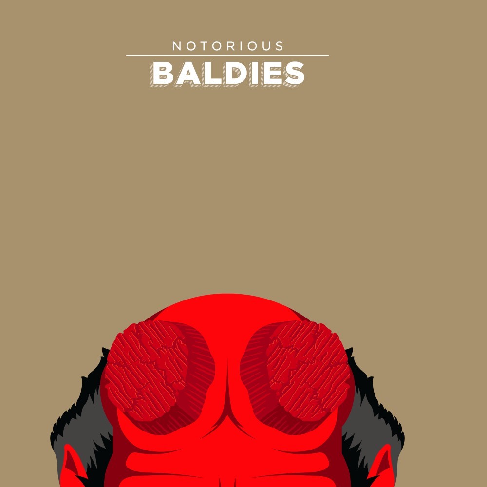 Afiche Notorious Baldie Hellboy od pana Peruca