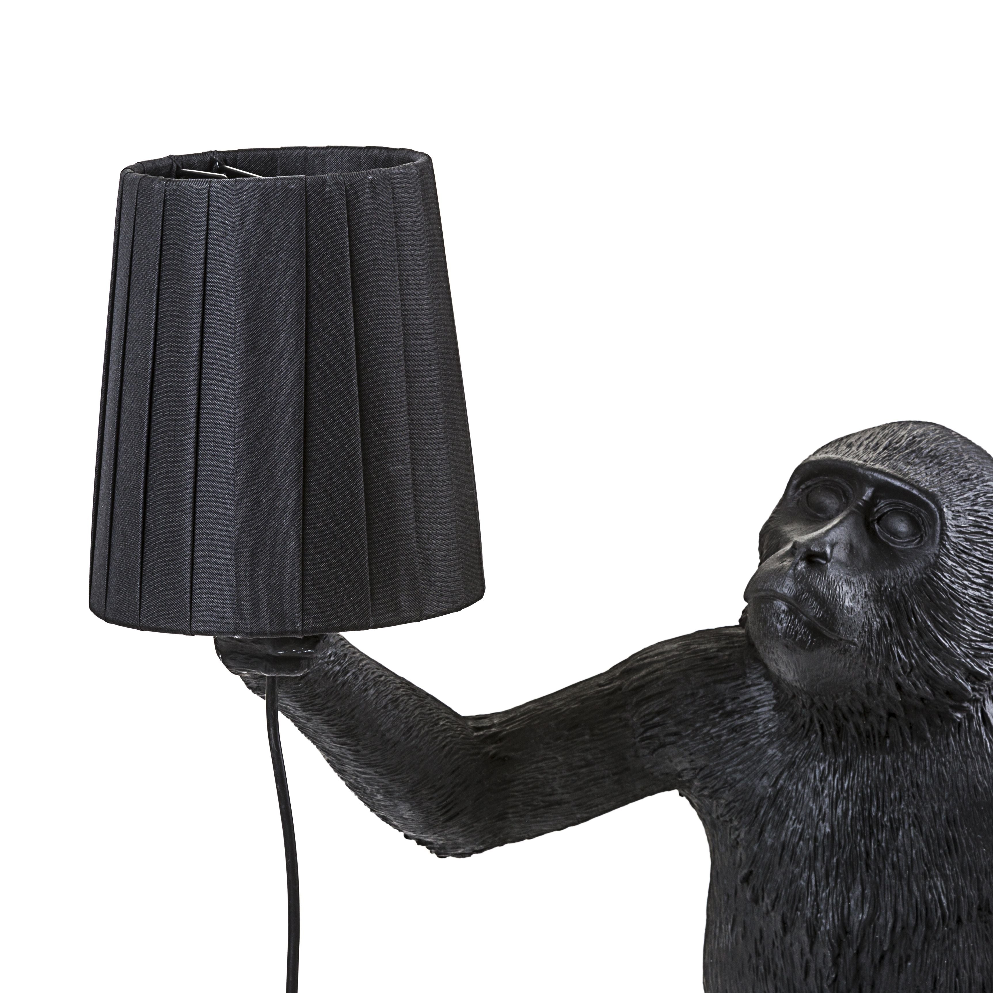 Seletti Monkey Lampshade, Black