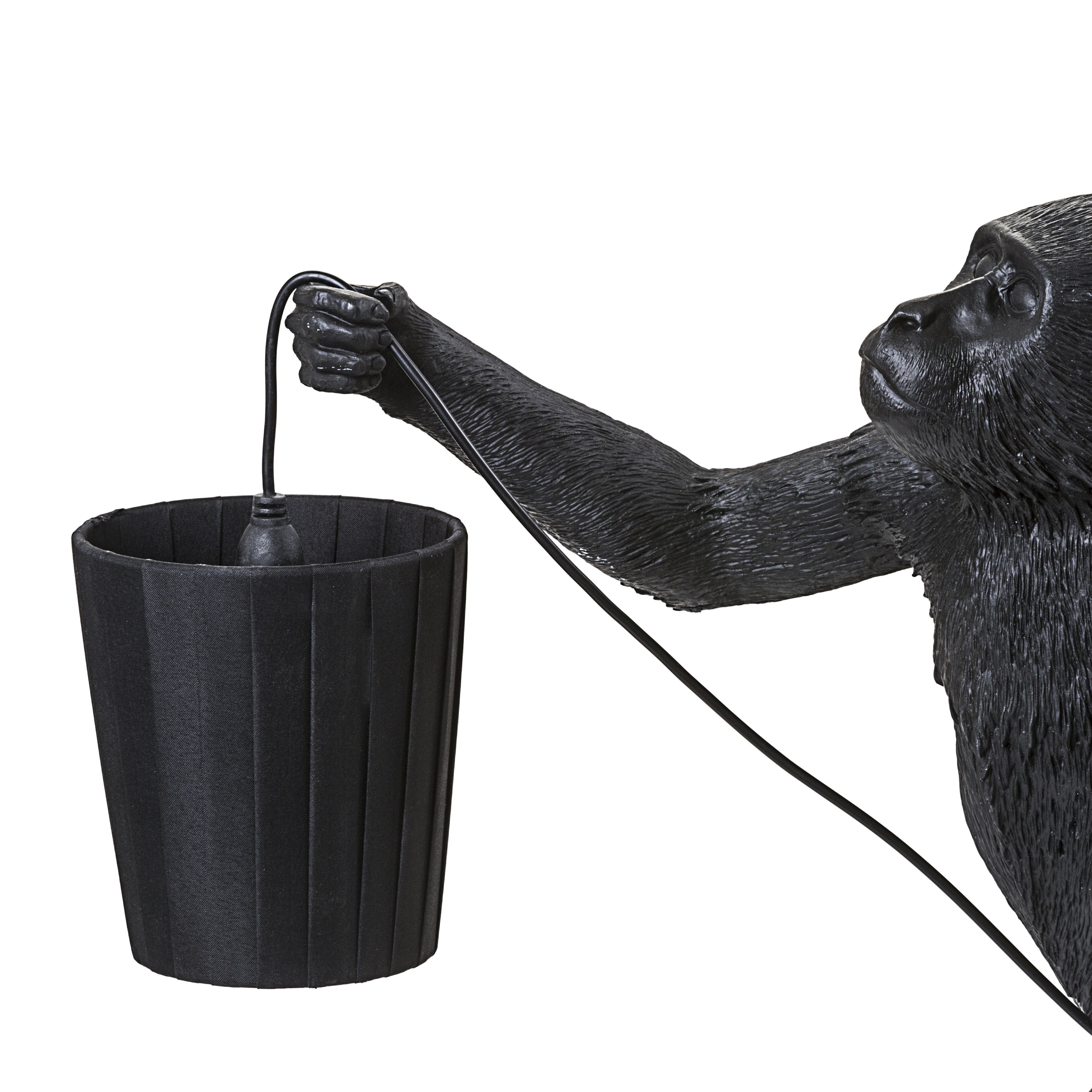 Seletti Monkey Lampshade, Black