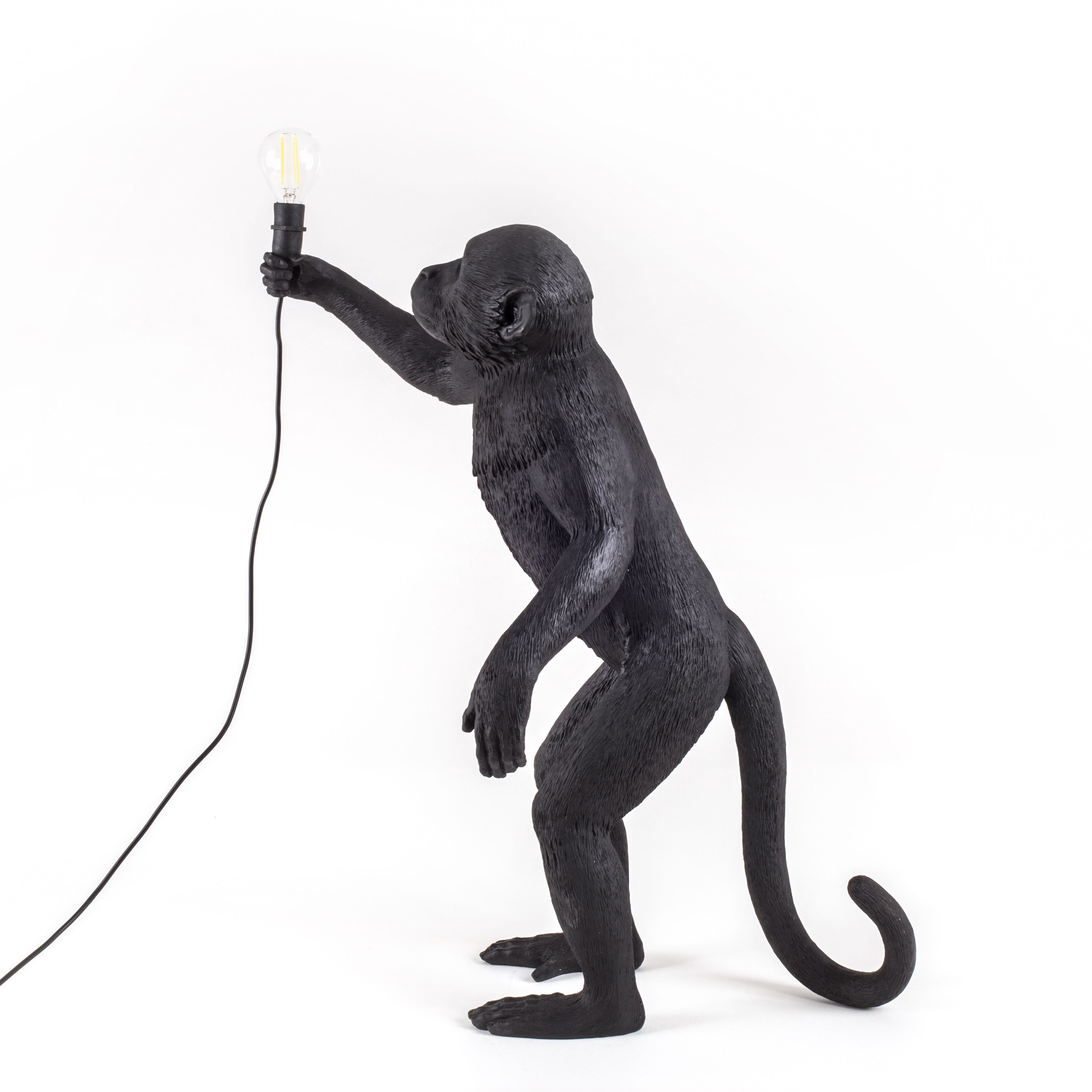 Seletti Monkey Outdoor Lamp černá, stojící