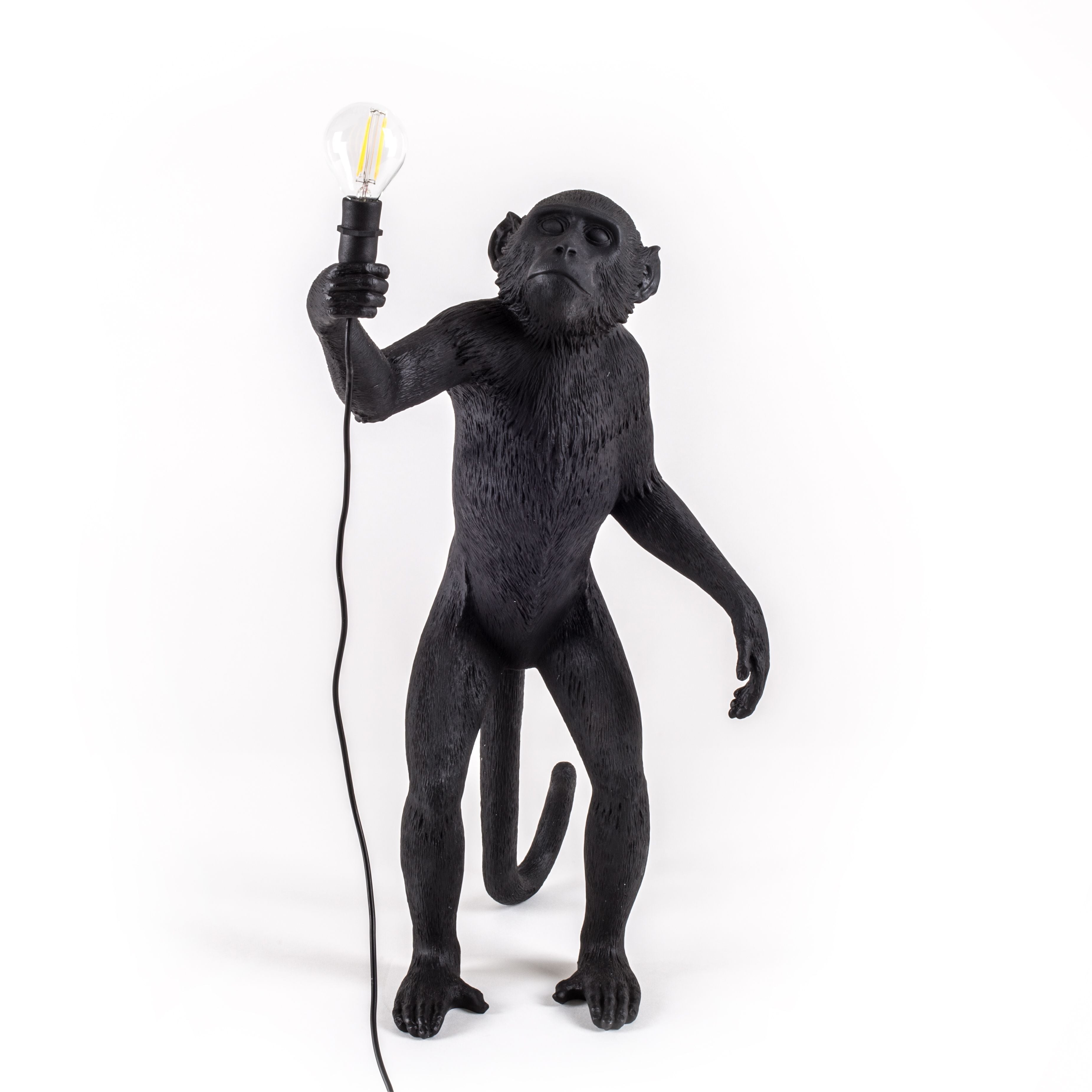 Seletti Monkey Outdoor Lamp černá, stojící