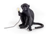  Monkey Outdoor Lamp Black Sitting