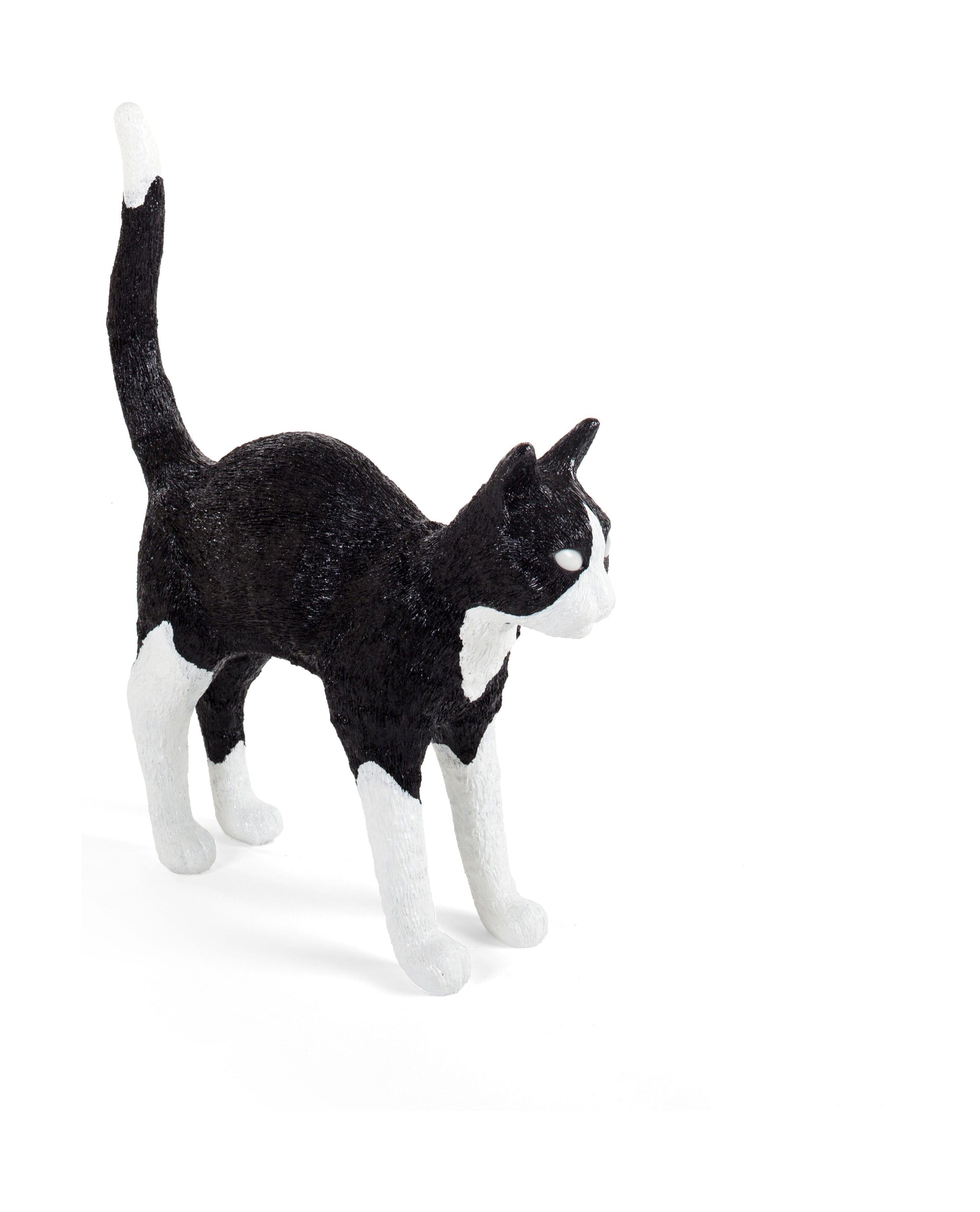 Seletti Jobby The Cat Lamp, Black/White