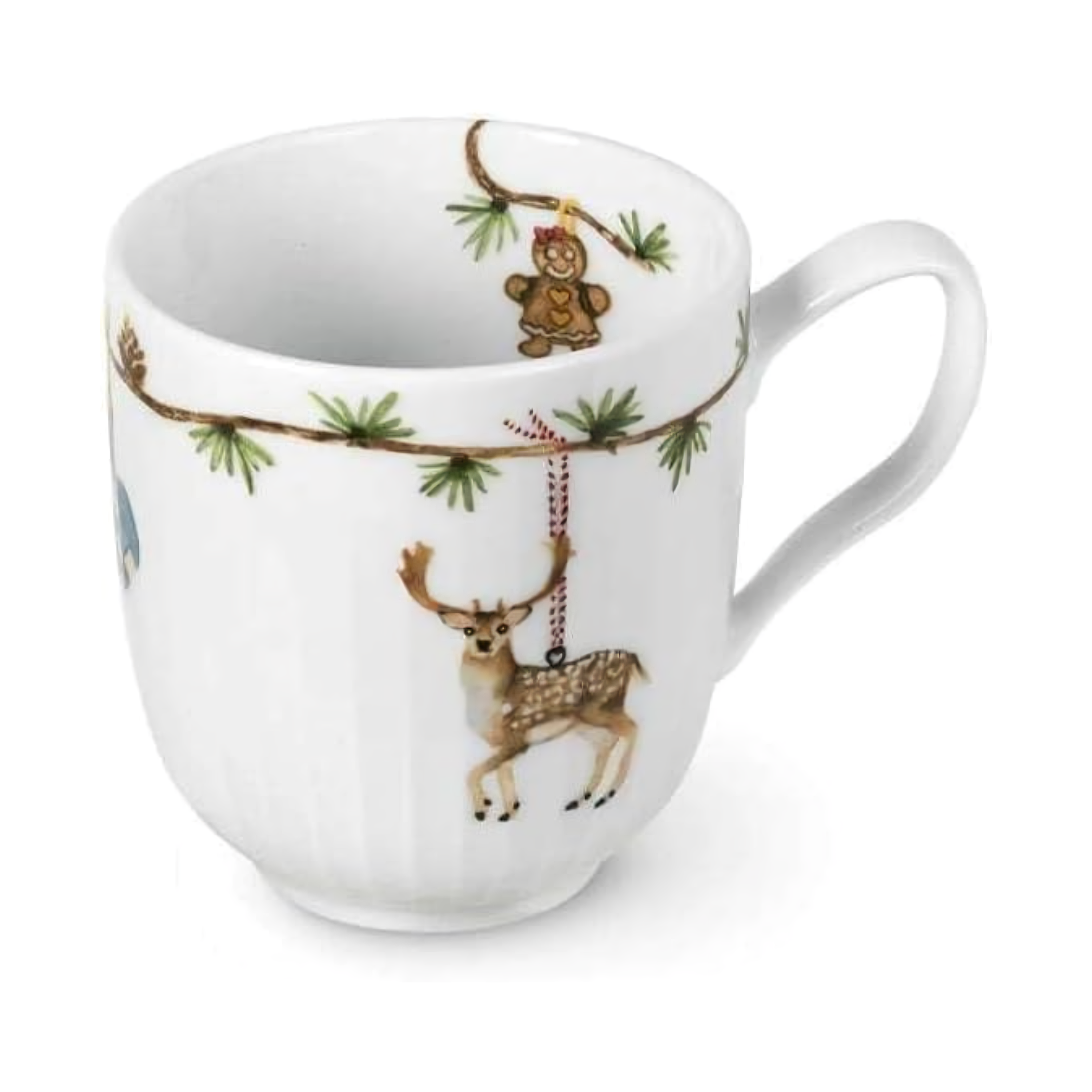 Kähler Hammershøi Christmas Mug, White With Decoration