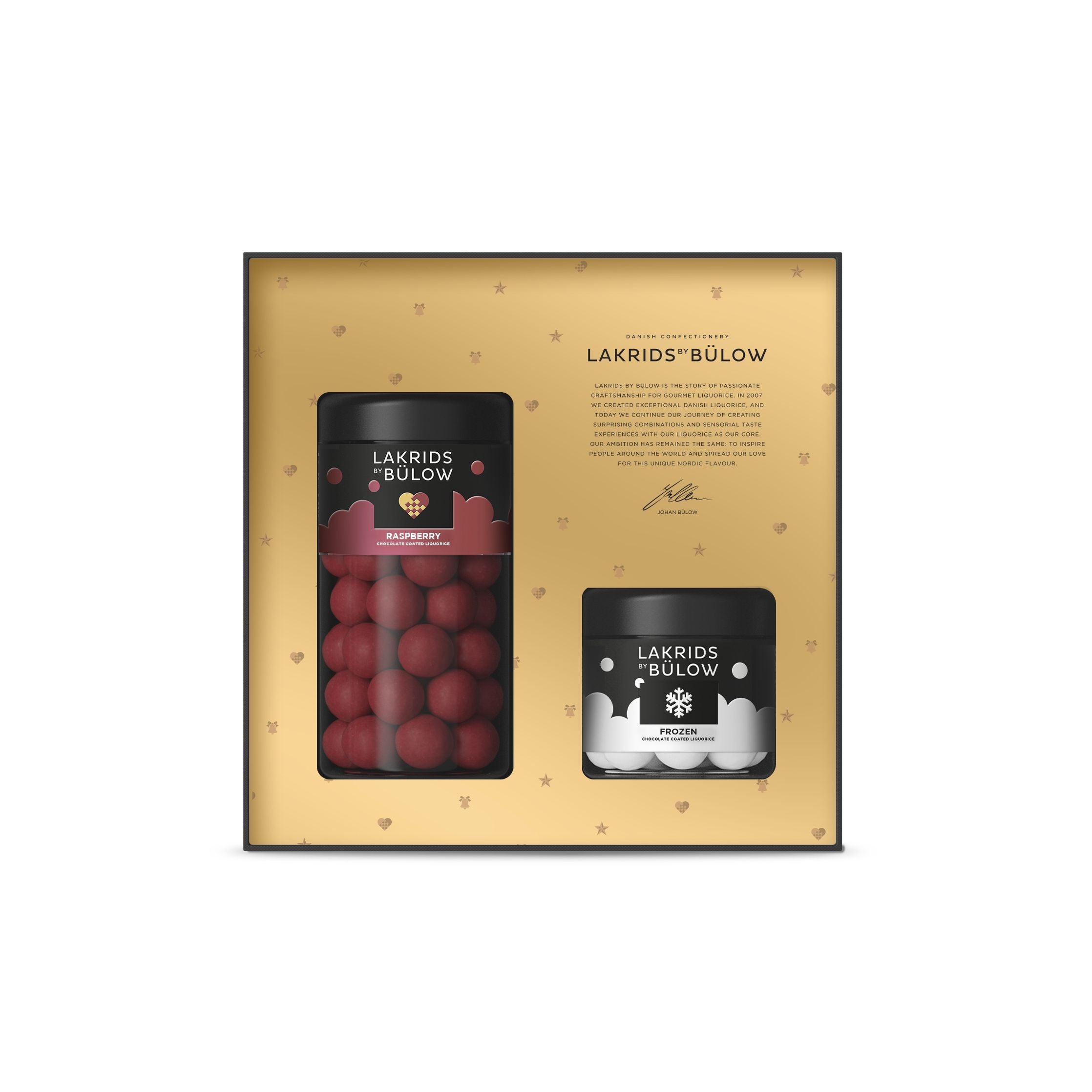 Lakridy od Bülow Winter Black Box Crispy Raspberry/Frozen Mint, 420G