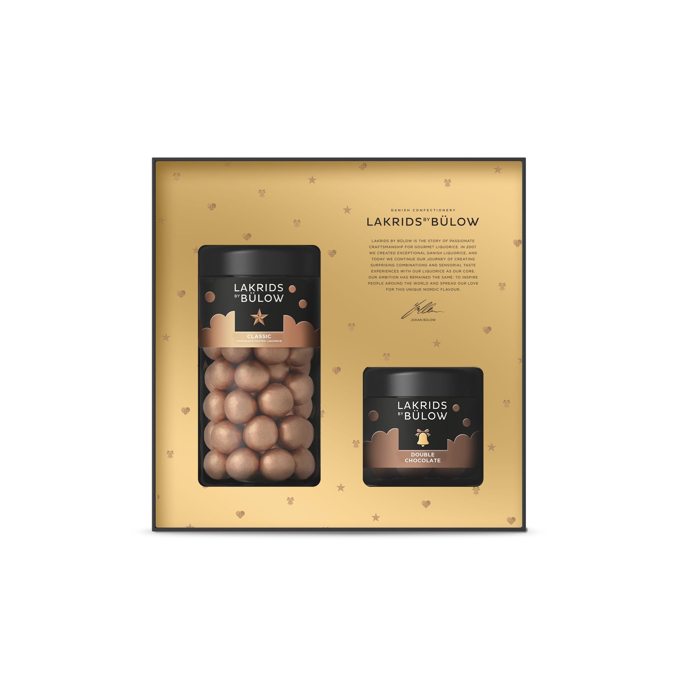 Lakrids od Bülow Winter Black Box Classic Caramel/Double Chocolate, 420G