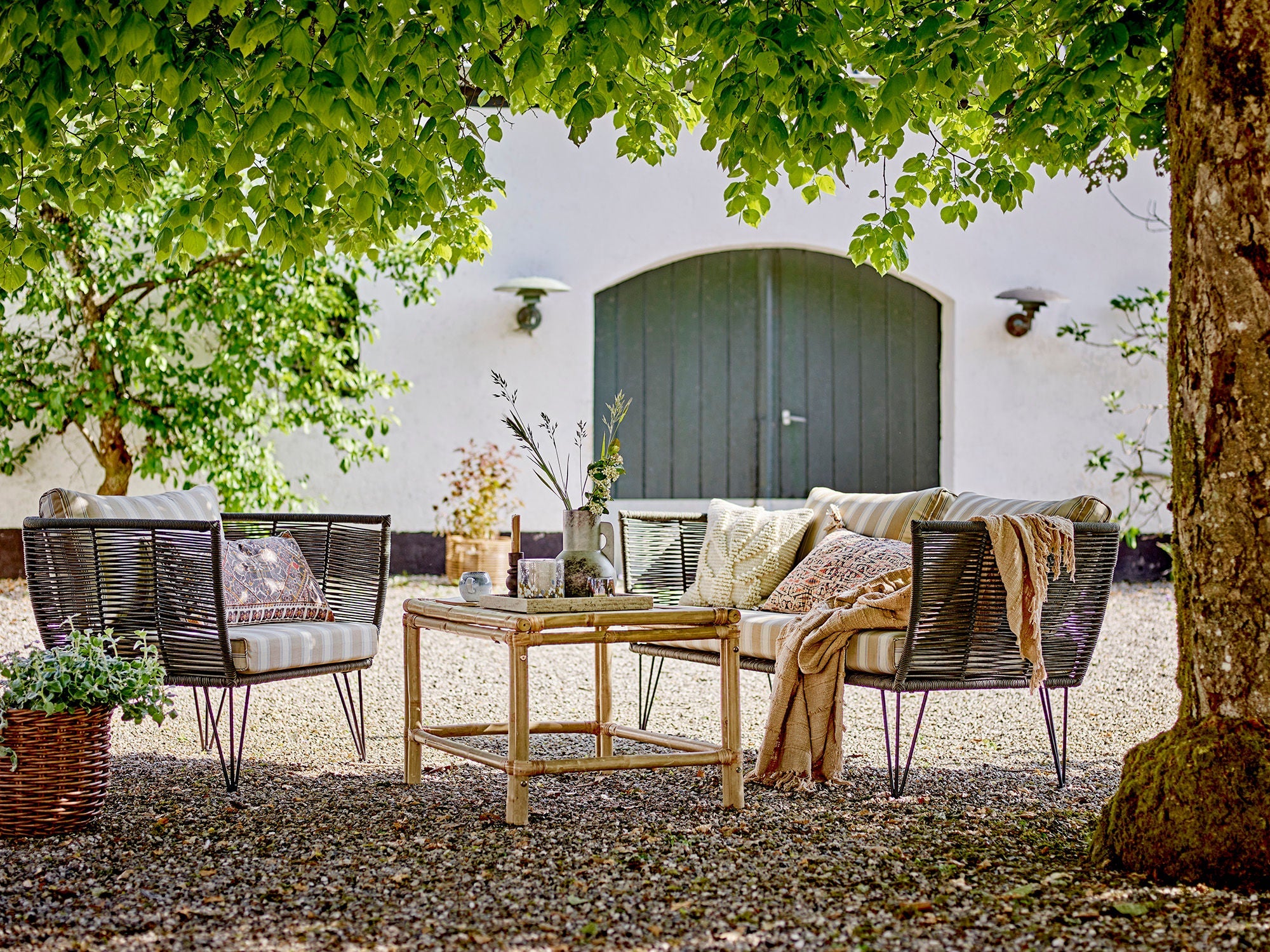 Bloomingville Loole Coffeecal Table, příroda, bambus