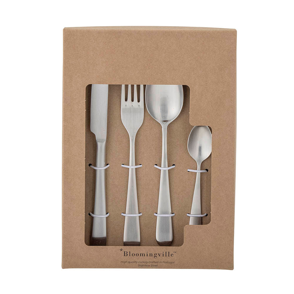 Bloomingville Karma Cutlery, stříbro, nerezová ocel