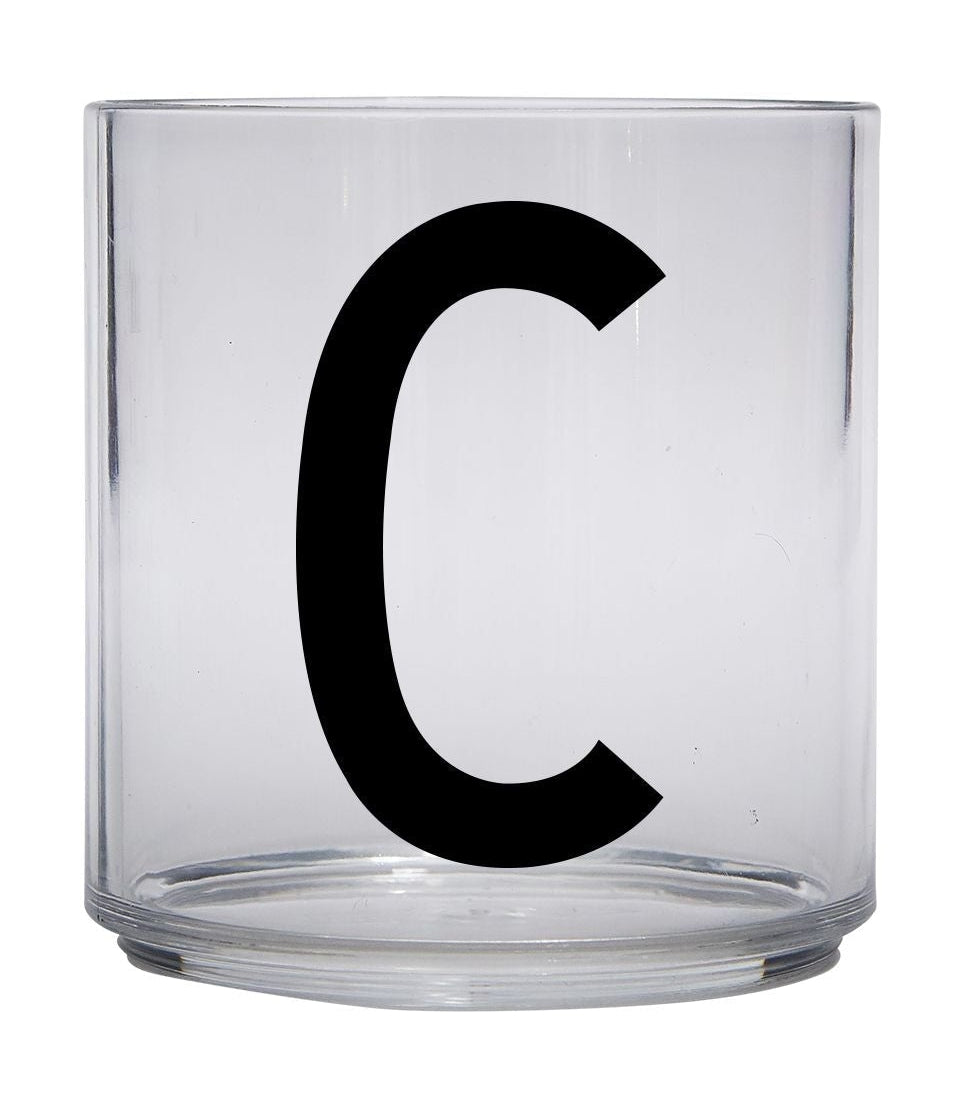 Design Letters Kids Personal Tritan Piting Glass, C