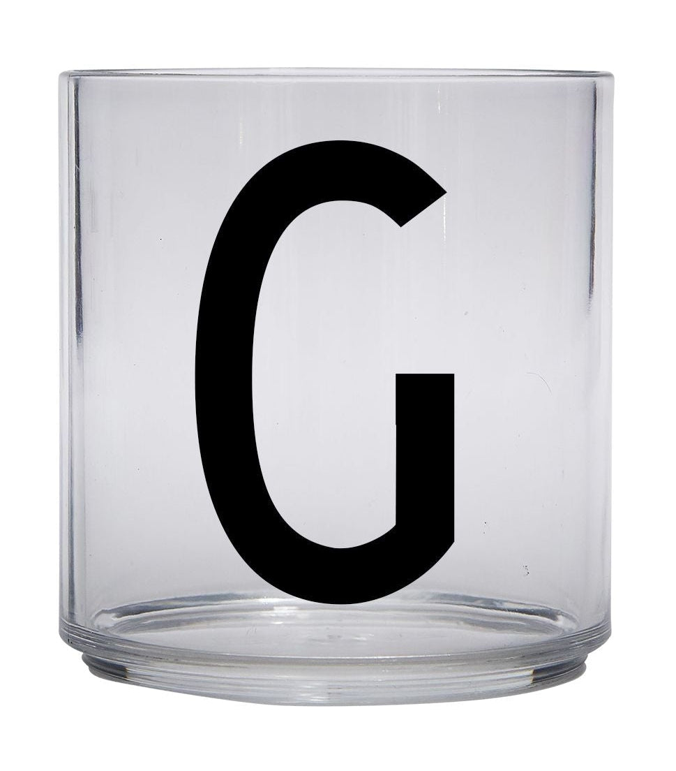 Design Letters Kids Personal Tritan Piting Glass, G