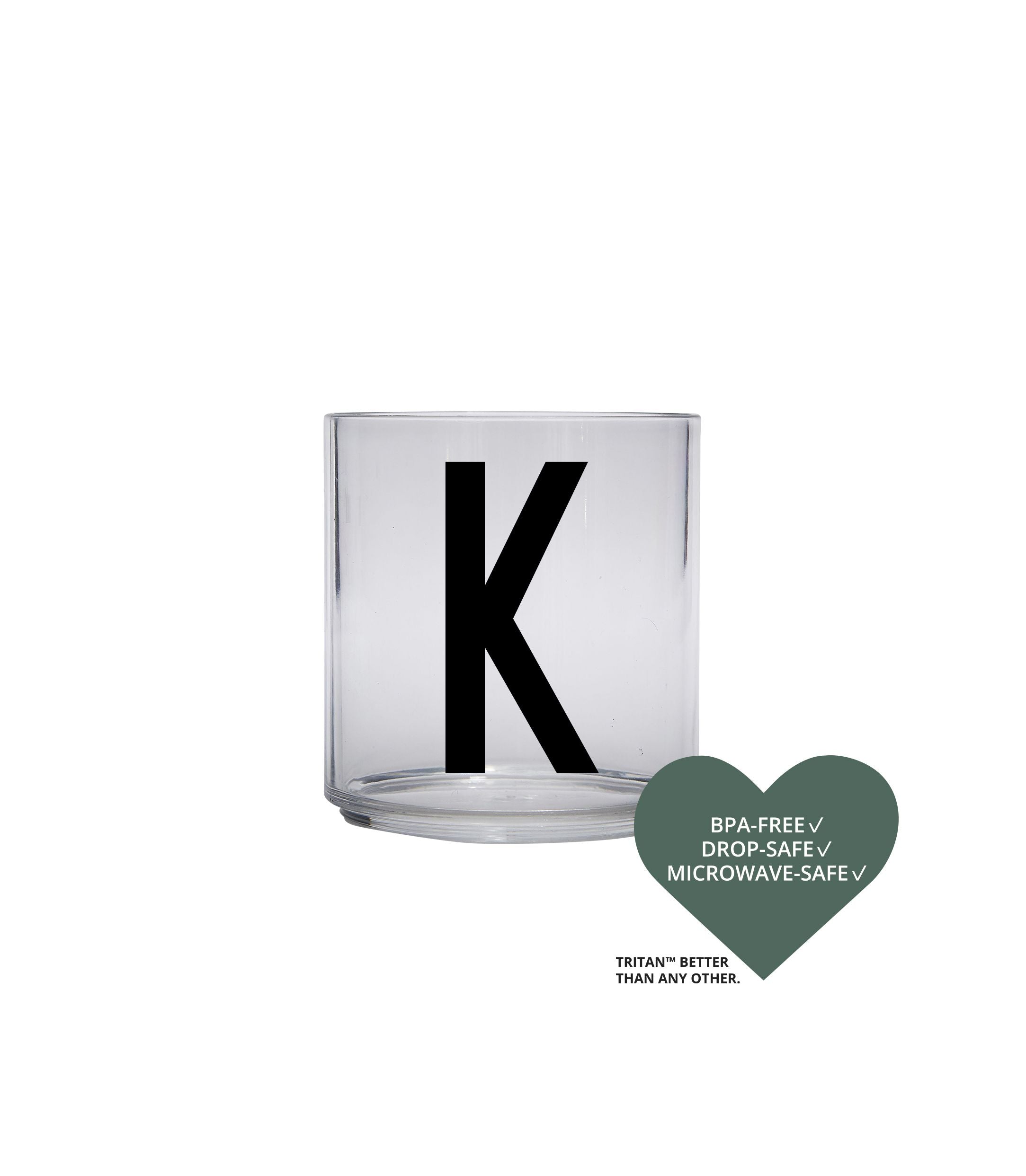 Design Letters Kids Personal Tritan Piting Glass, K