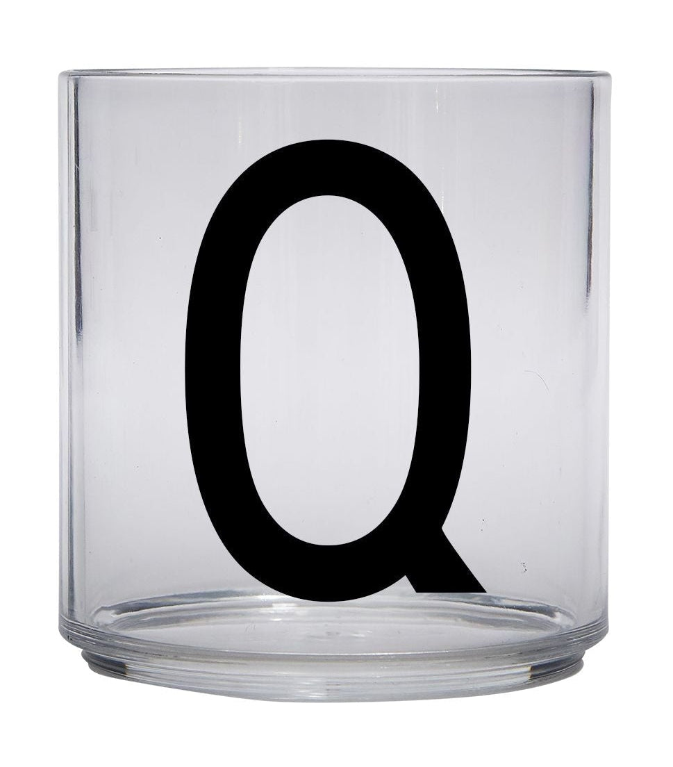 Design Letters Kids Personal Tritan Piting Glass, Q