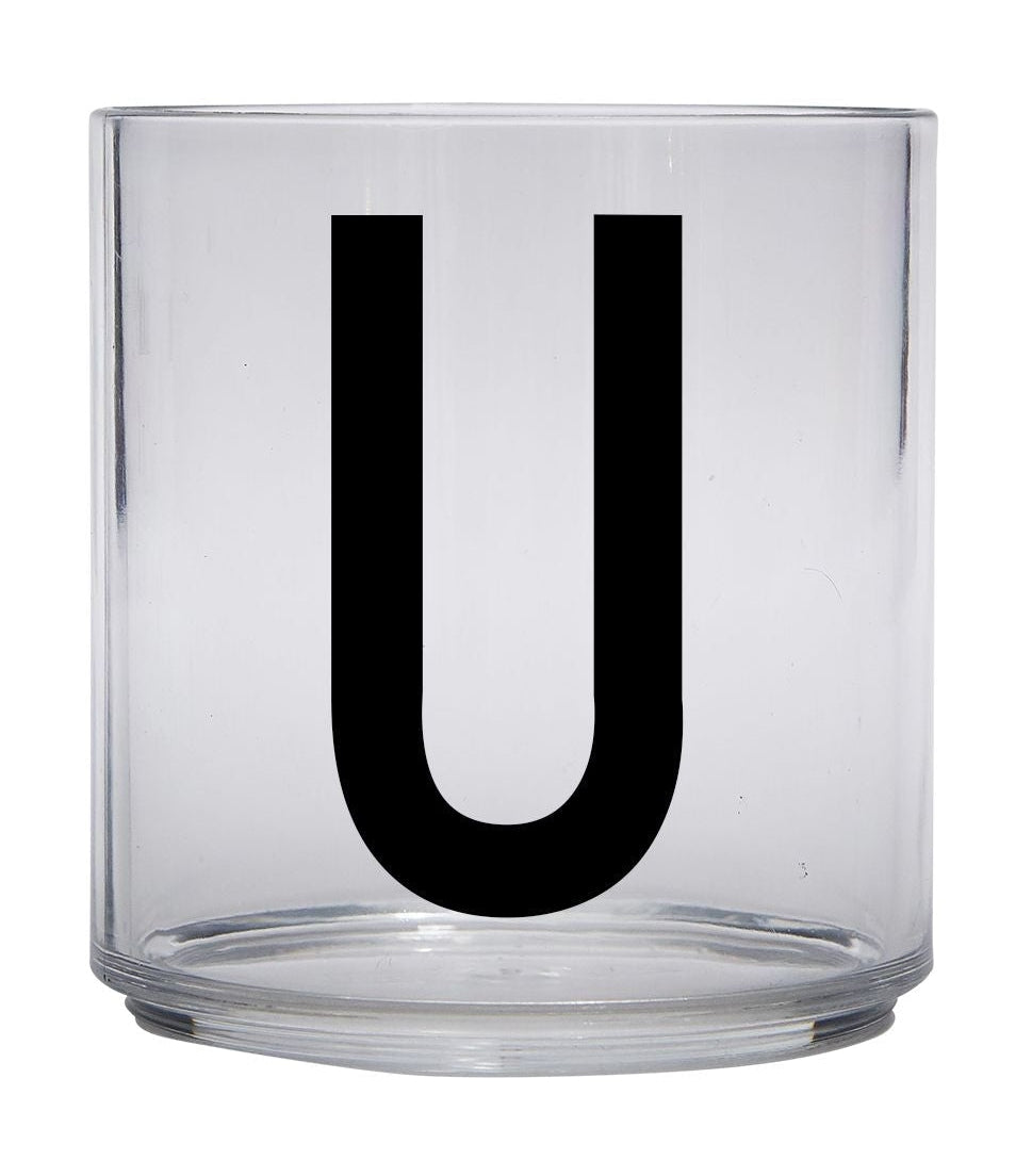 Design Letters Kids Personal Tritan Piting Glass, U