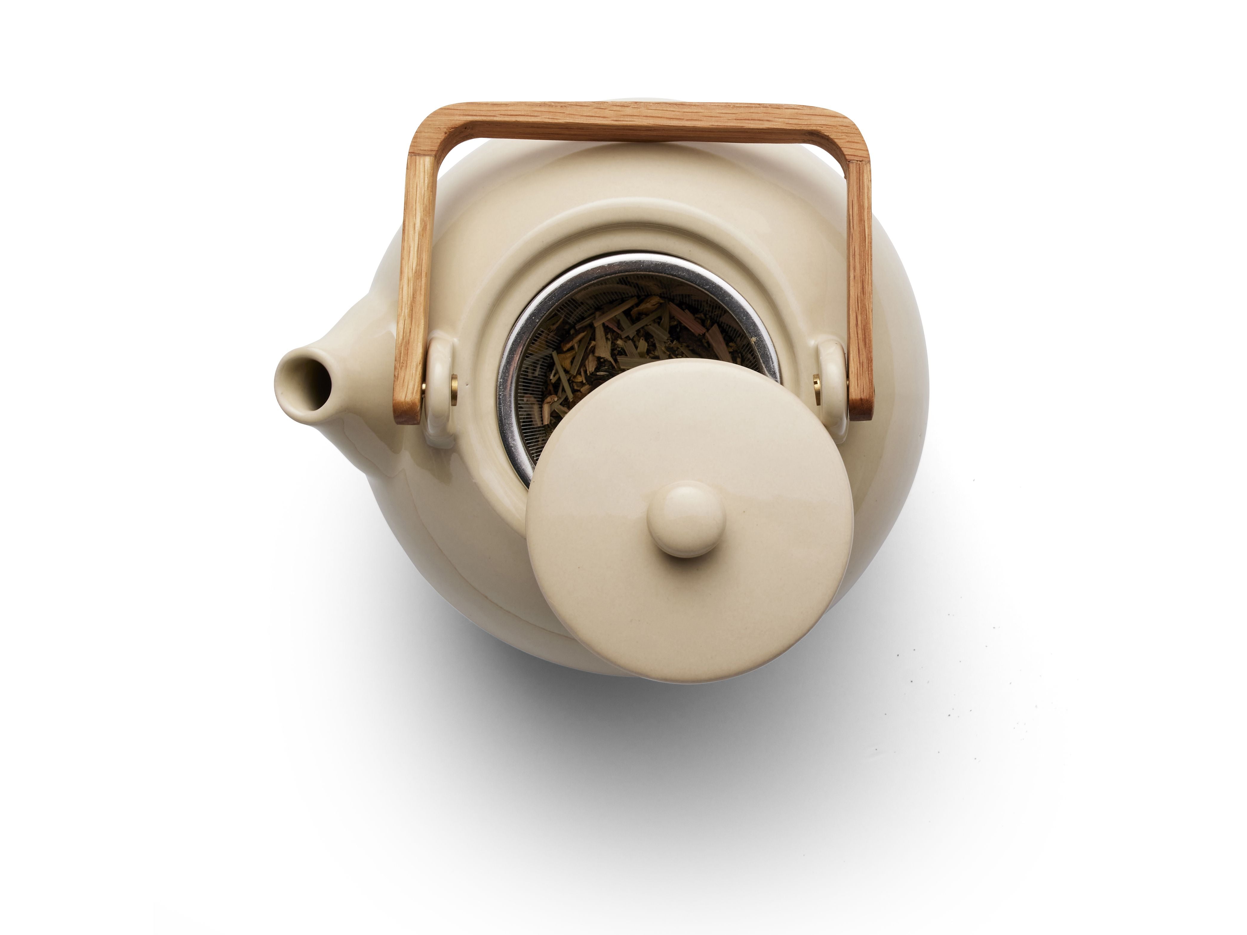 Bitz Teapot With Tea Strainer 1,2 L, Sand