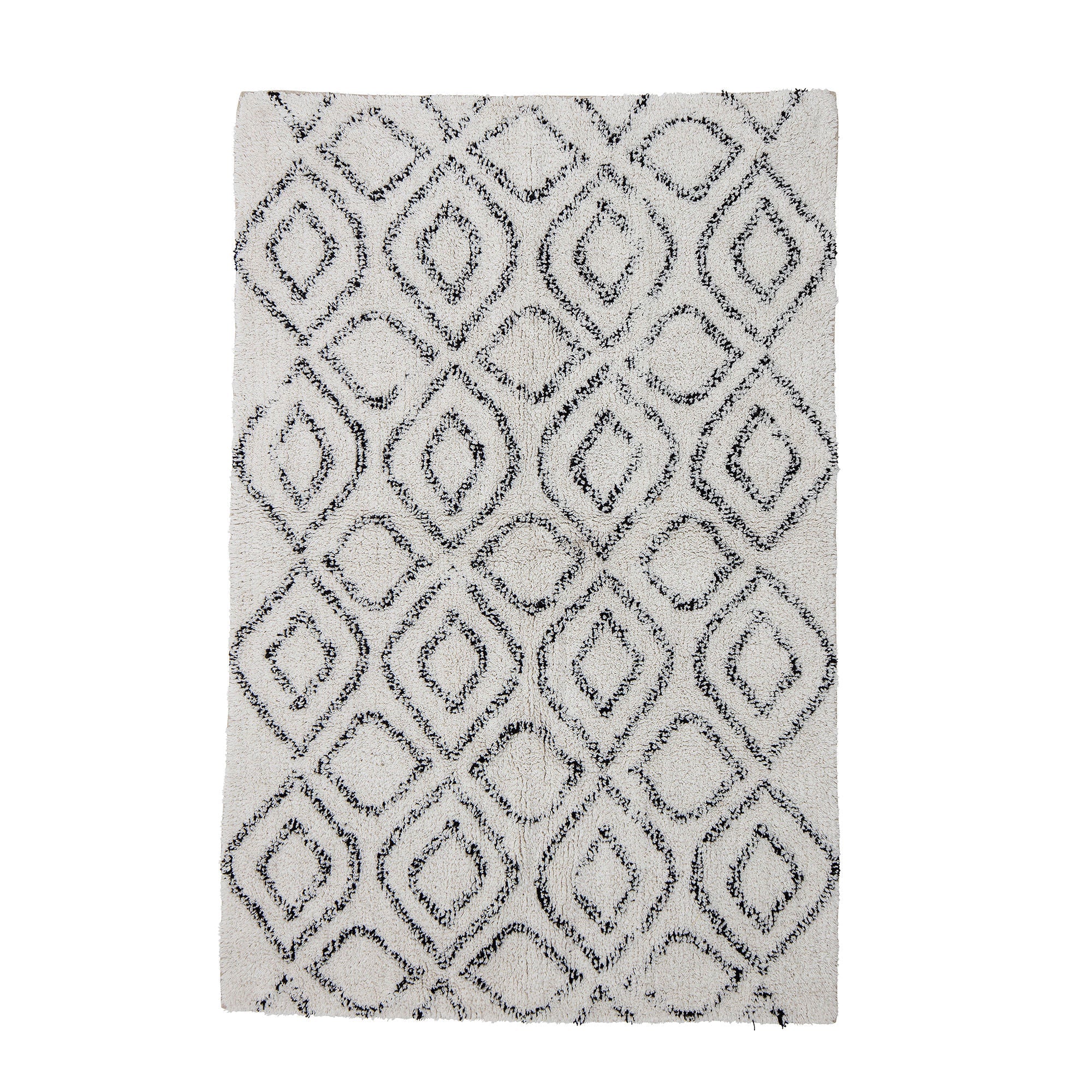 Bloomingville Katie Rug, White, Cotton