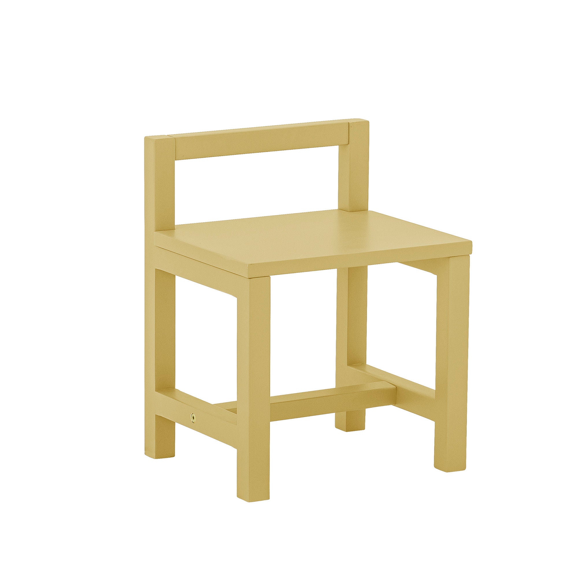 Bloomingville MINI Rese Chair, Yellow, MDF