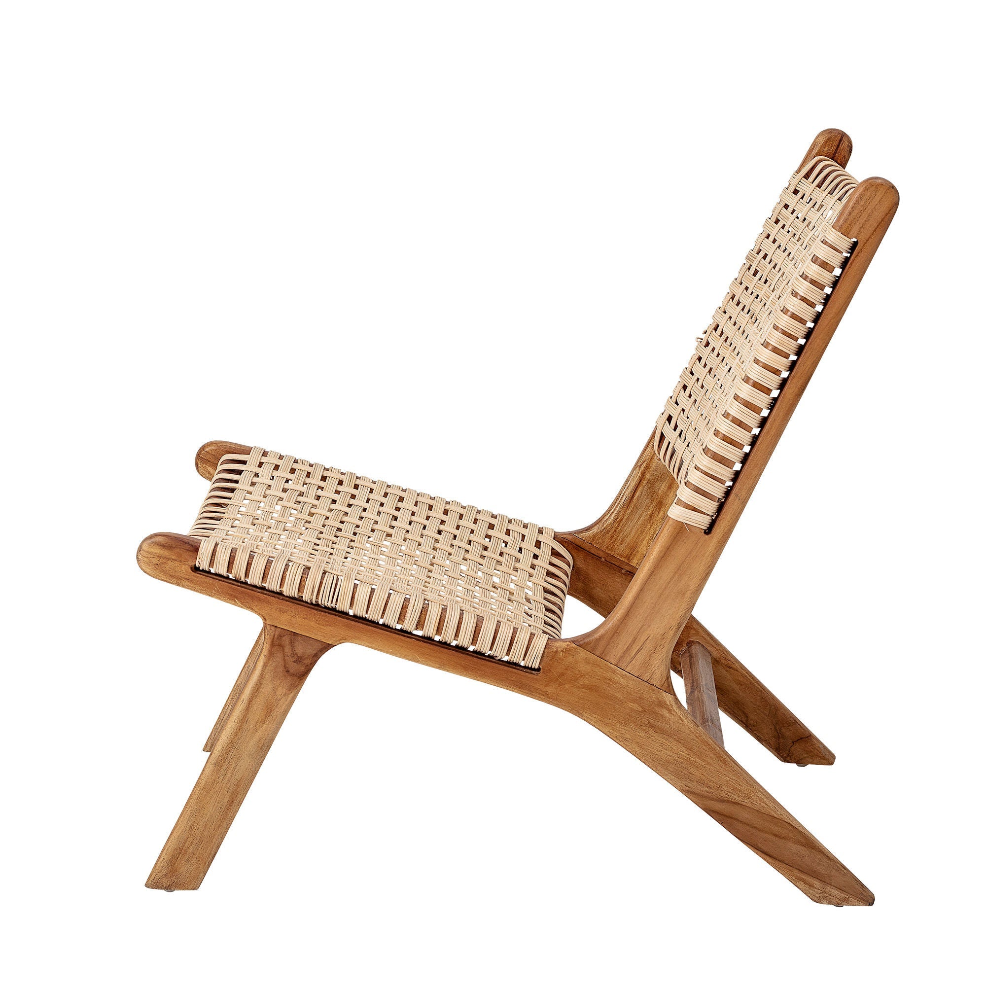 Lounge Chair Bloomingville Keila, příroda, teak