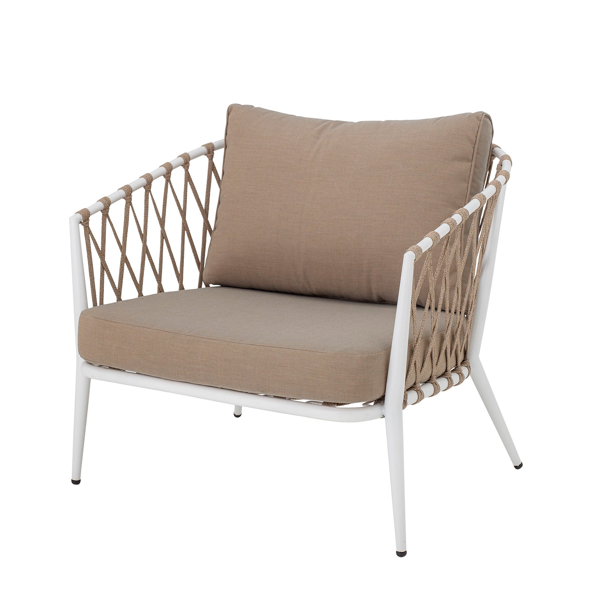 Kreativní kolekce CIA Lounge Chair, White, Metal