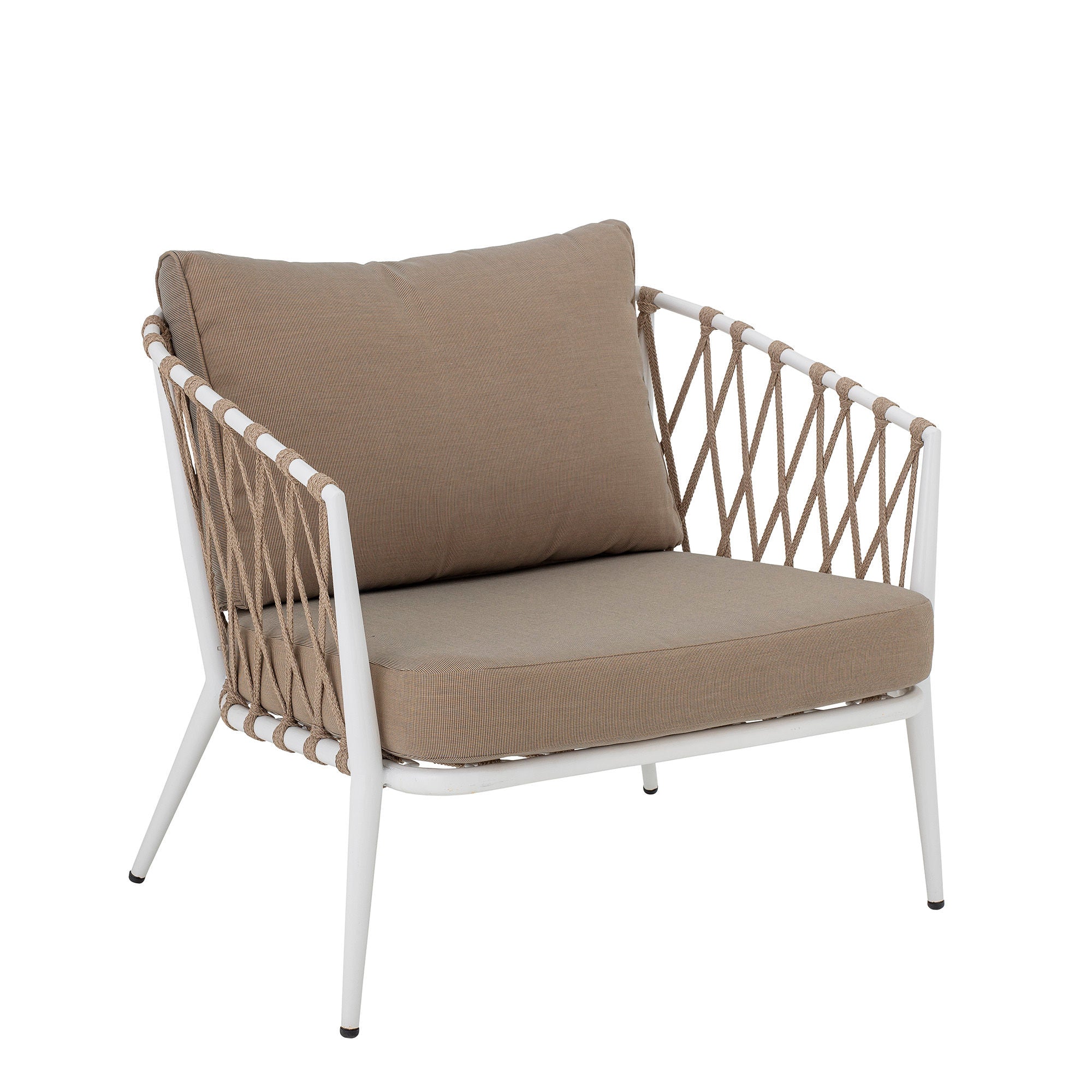 Kreativní kolekce CIA Lounge Chair, White, Metal