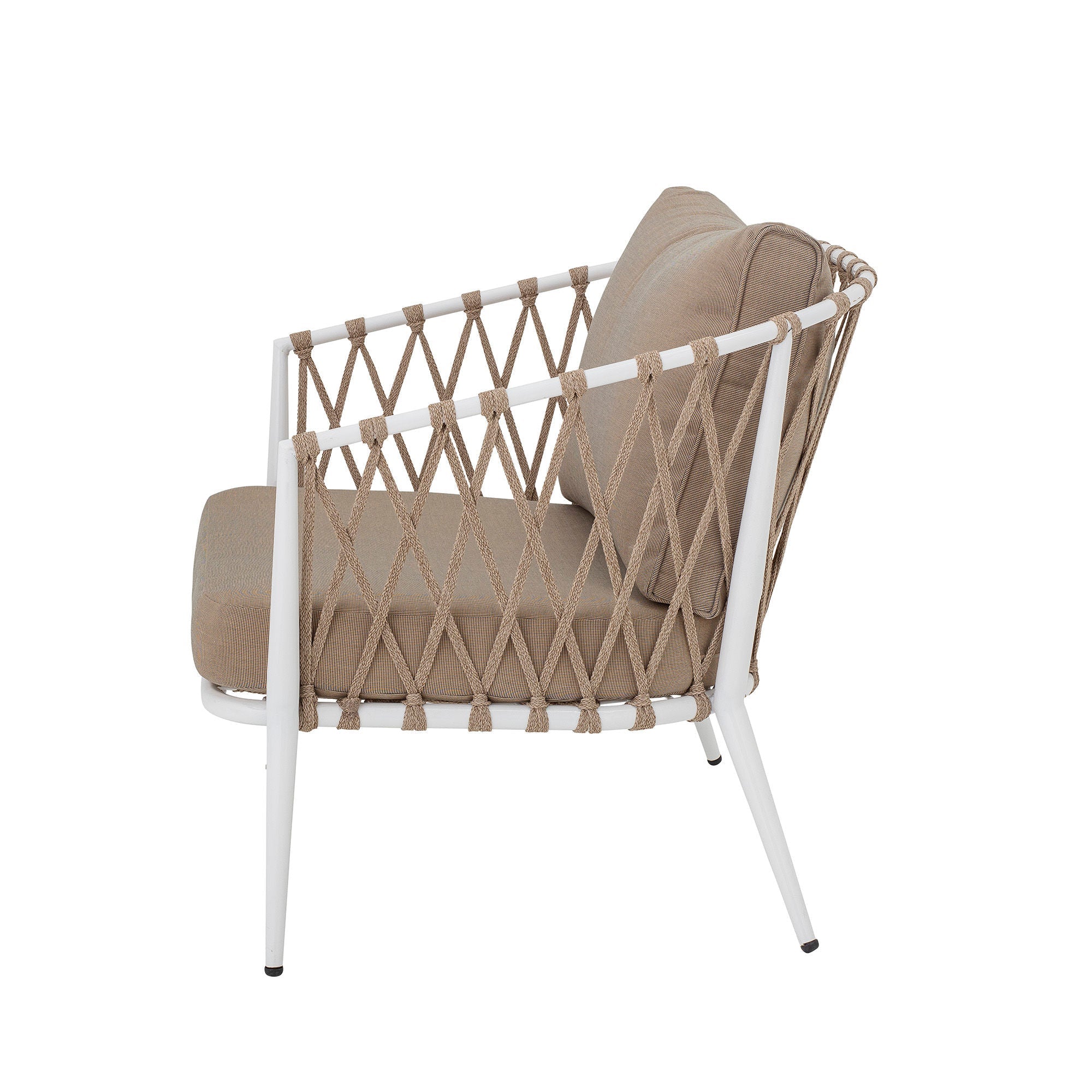 Kreativní kolekce CIA Lounge Chair, White, Metal