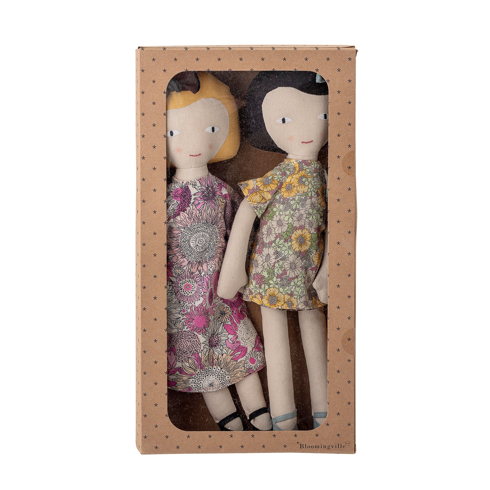 Bloomingville Mini Molly a Vida Doll, Rose, Cotton