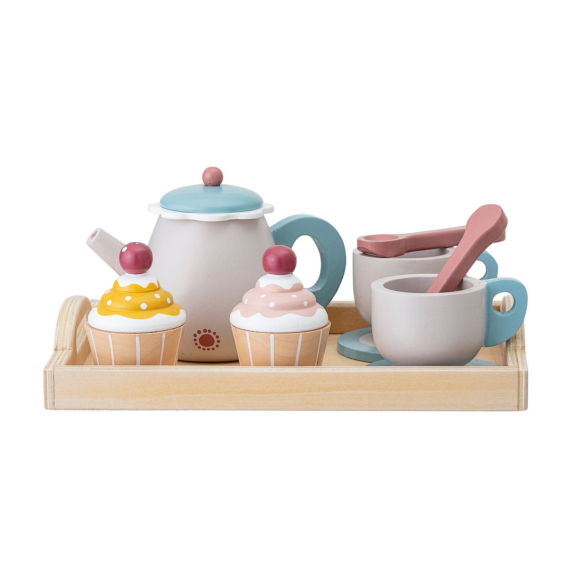 Bloomingville MINI Gentrim Play Set, Food, Grey, FSC®100% Plywood