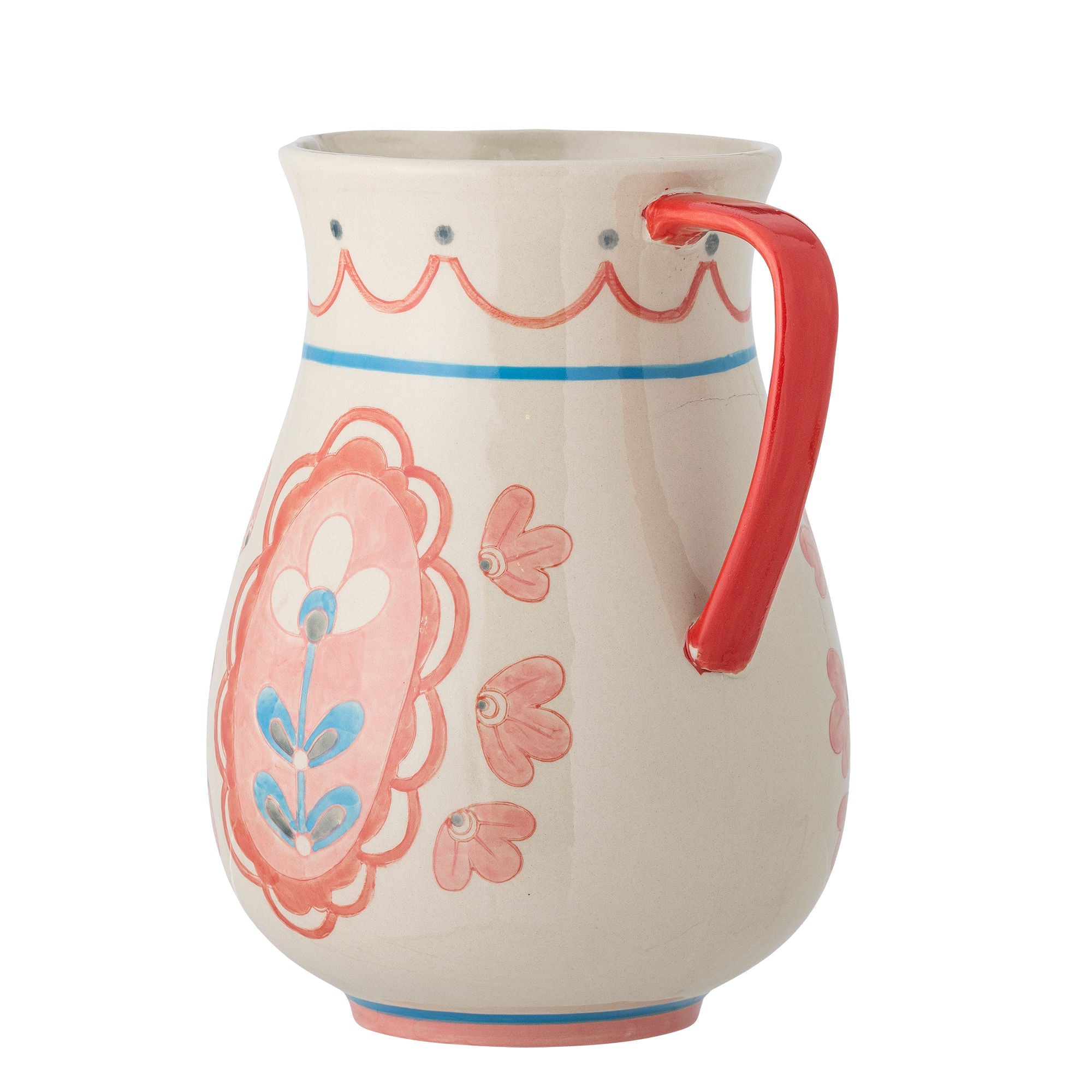 Bloomingville Odina Jug, Rose, Stoneware