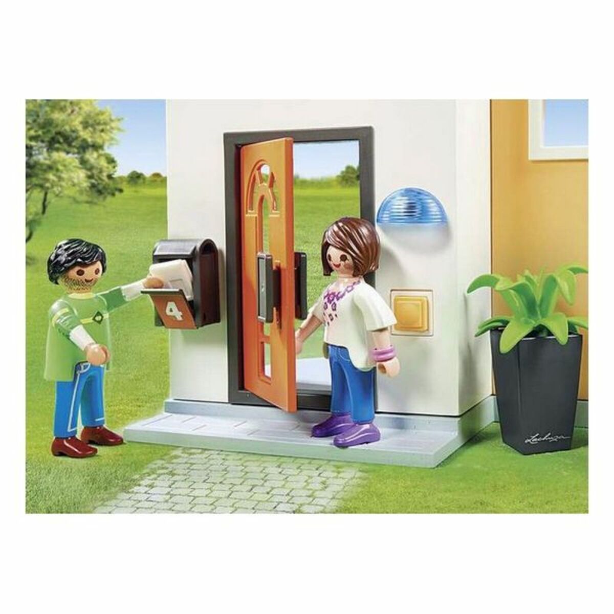 Playset City Live Modern House Playmobil 9266