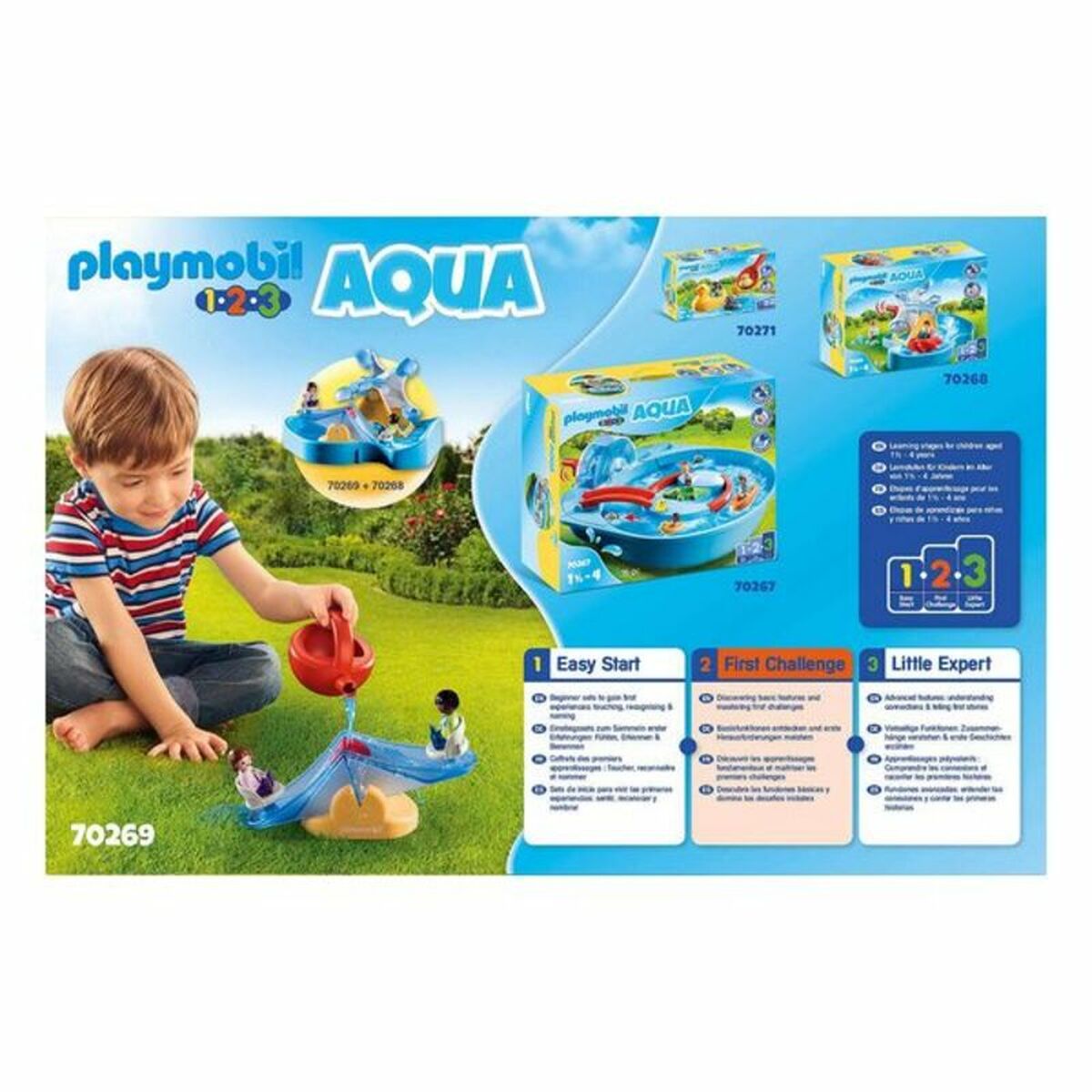 Hlavní sada 1,2,3 vodní rocker s Sprinklerem PlayMobil 70269 (7 ks)