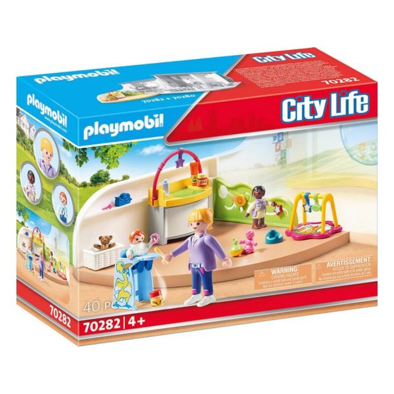 Playset City Life Baby Room Playmobil 70282 (40 ks)