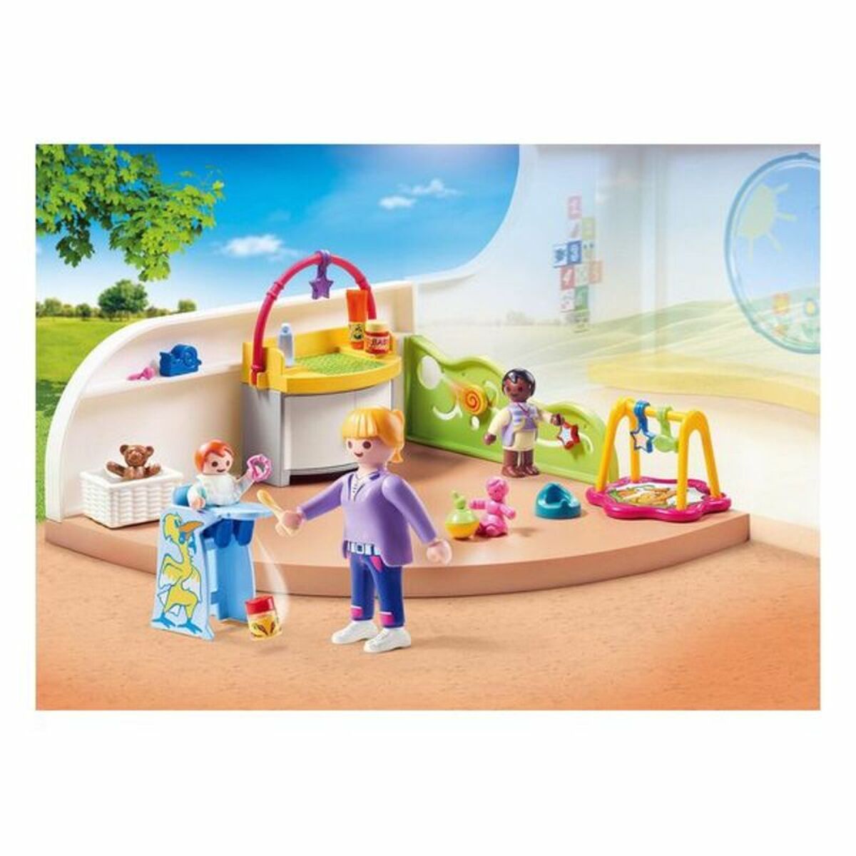 Playset City Life Baby Room Playmobil 70282 (40 ks)