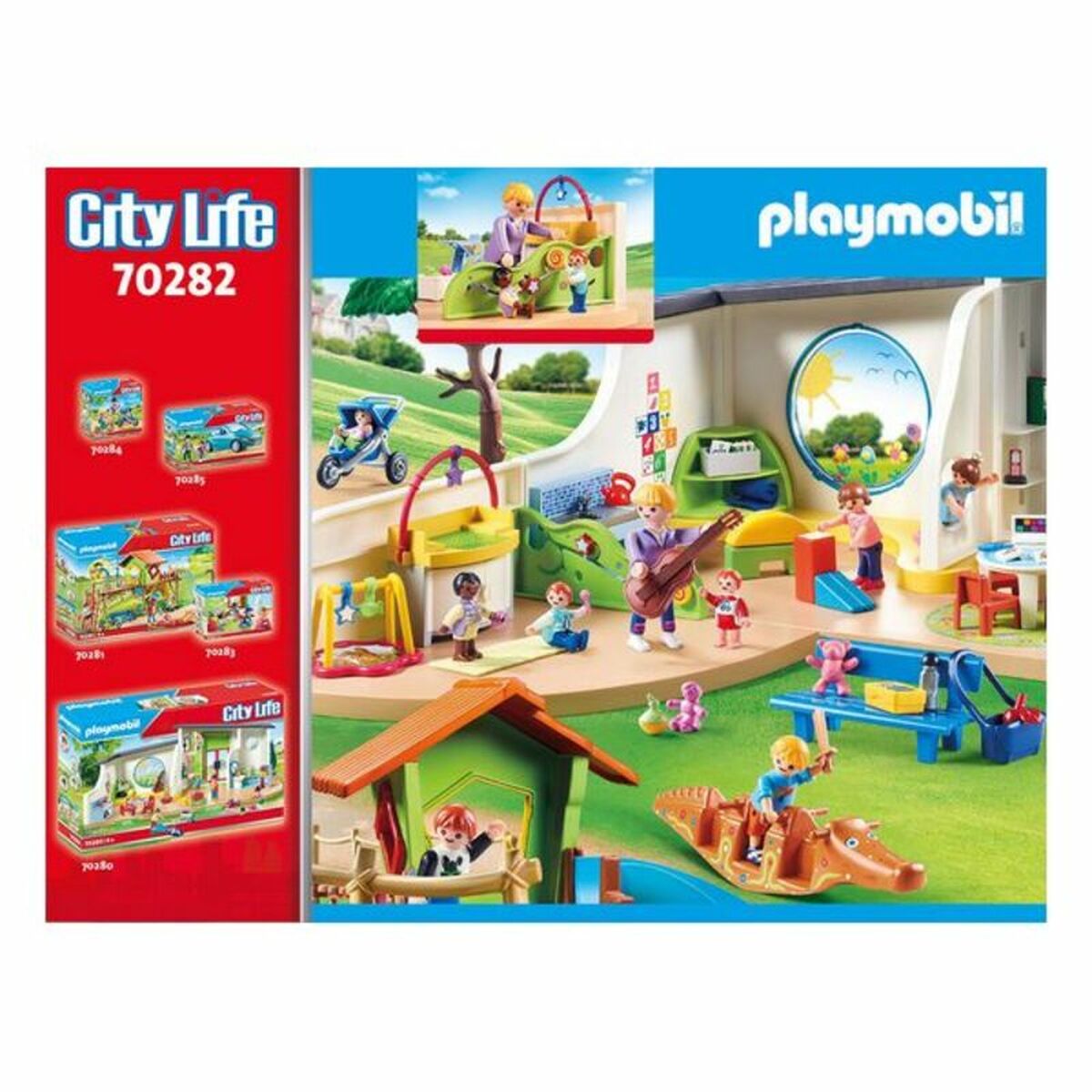 Playset City Life Baby Room Playmobil 70282 (40 ks)