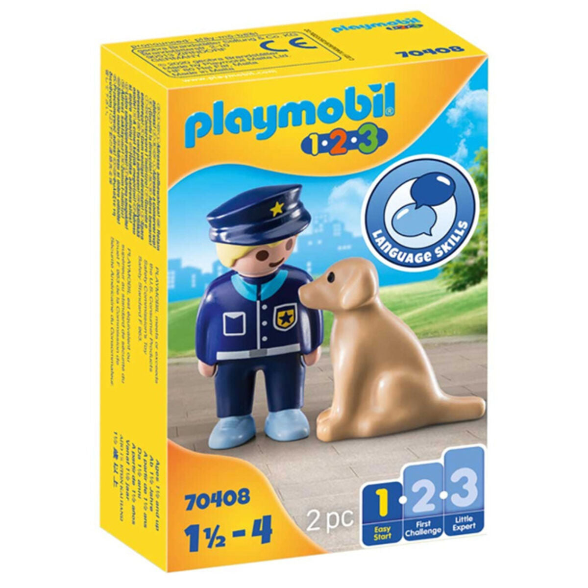 PlaySet Police se psem 1 Easy Starter Playmobil 70408 (2 ks)