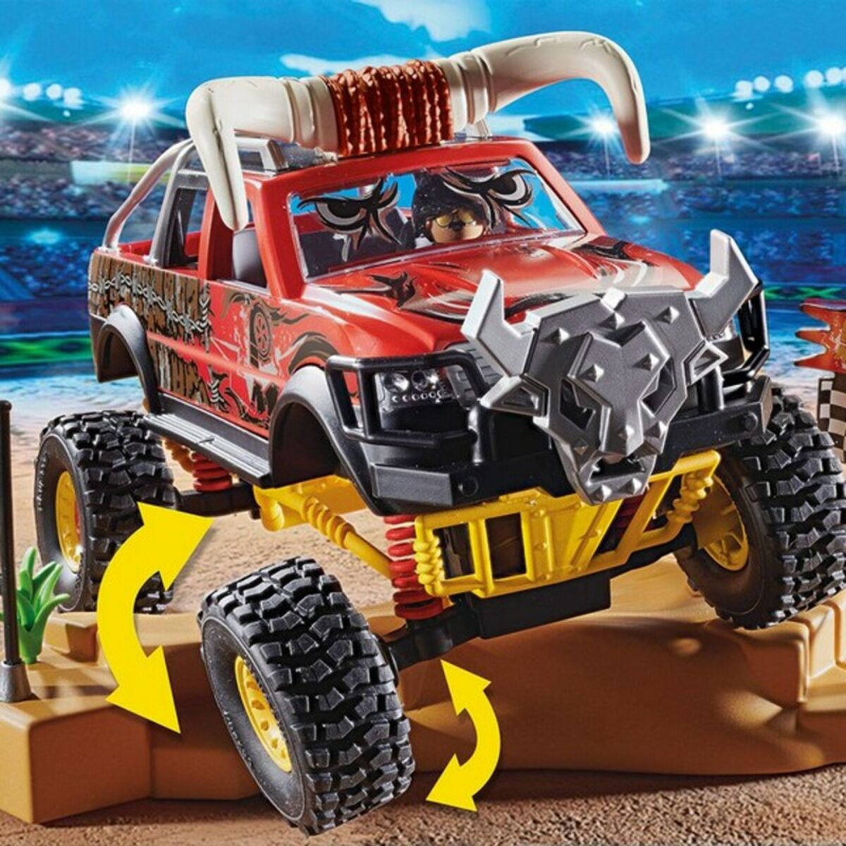 Monster Truck Horned Playmobil 70549 (57 pcs)