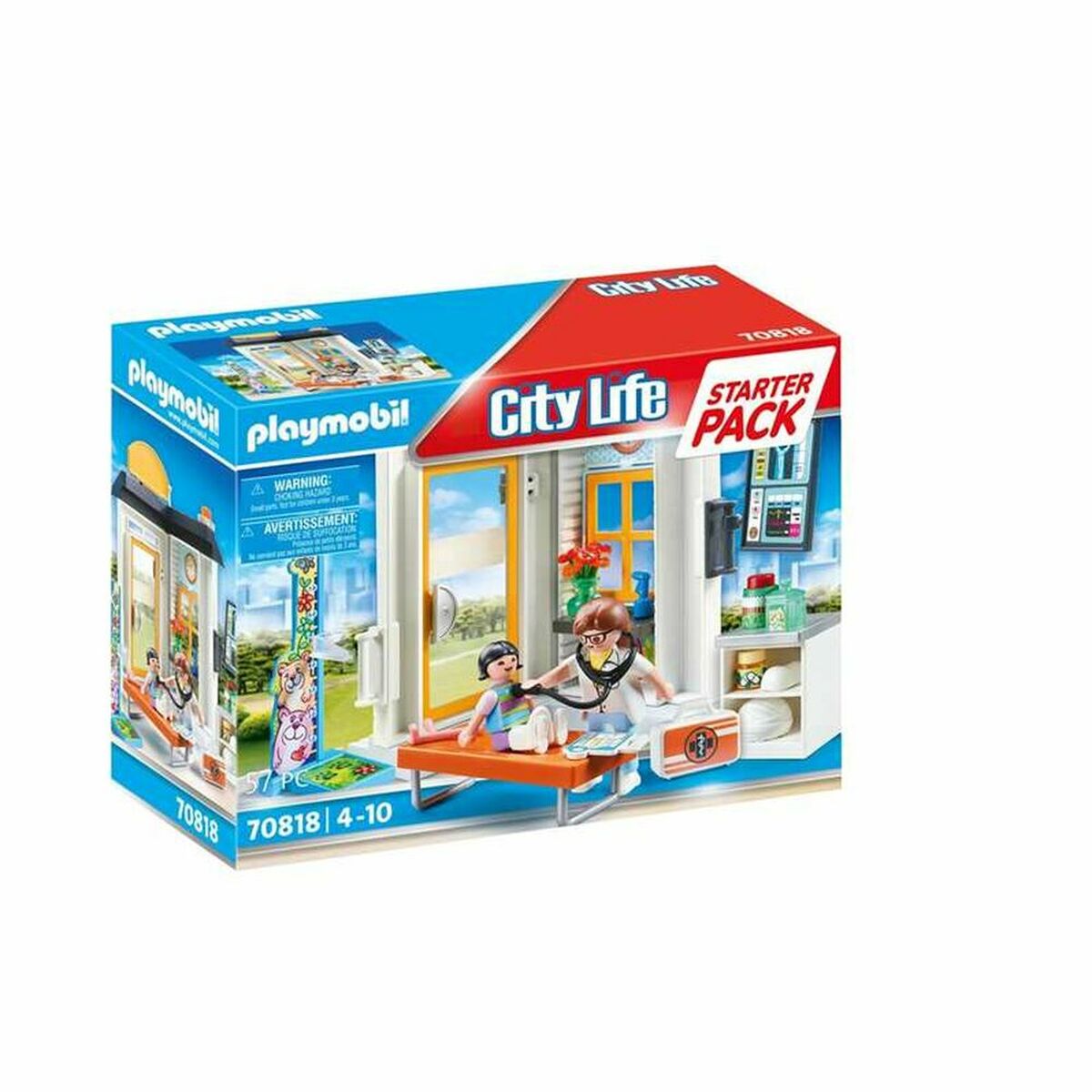 Playset PlayMobil 70818 Kids Doctor 70818 (57 ks)