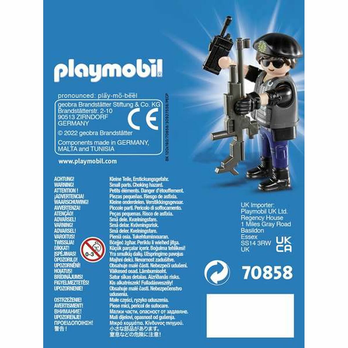 Společný postava Playmobil Playmo-Friends 70858 Policejní důstojník (5 ks)