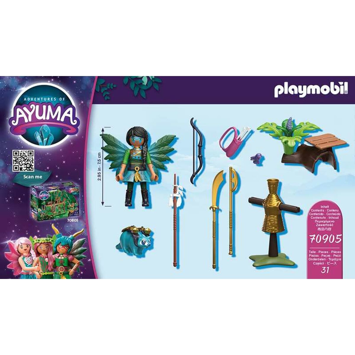 Playset PlayMobil Adcentures Ayuma Starter Pack Knight Fairy 70905