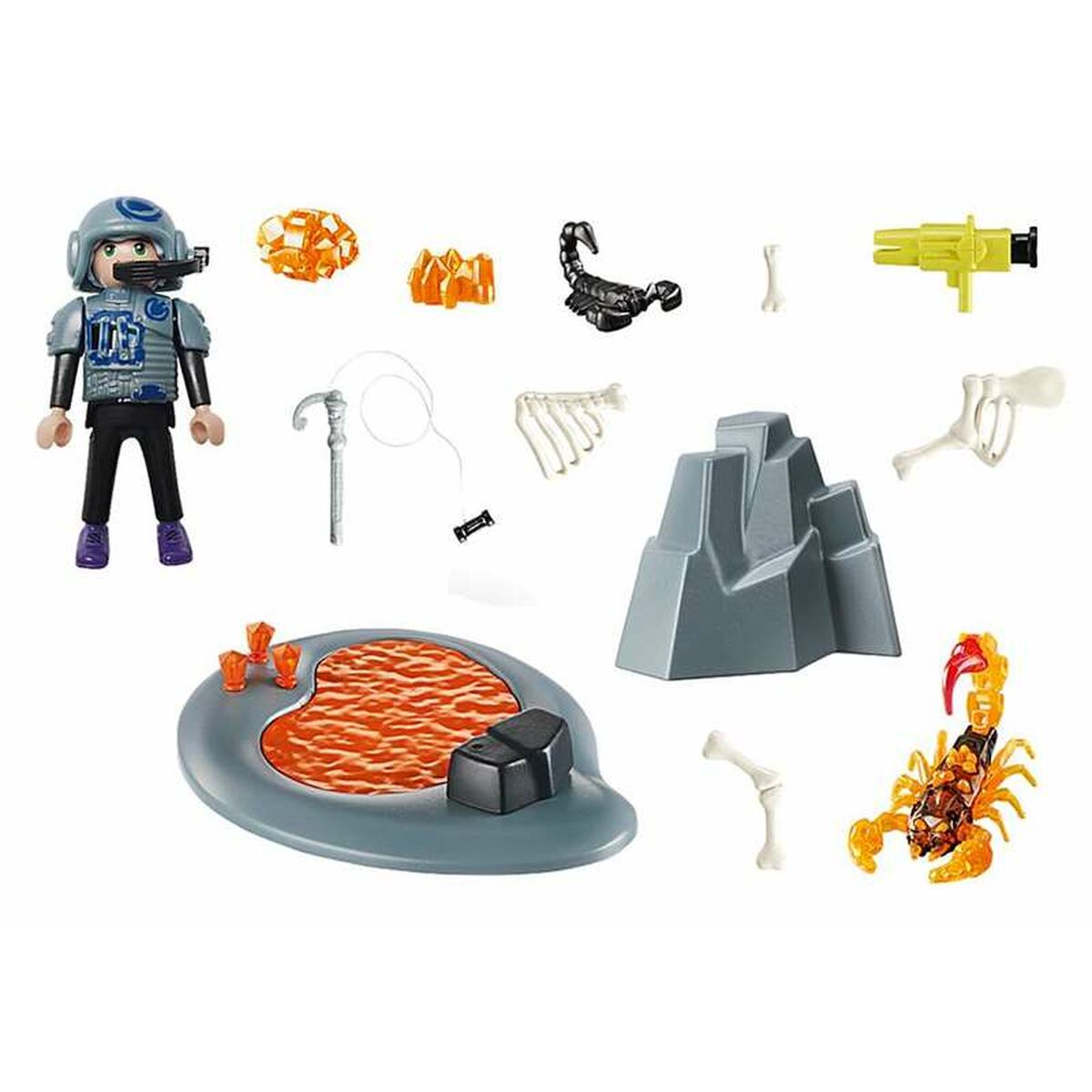 Playset Playmobil Dino Rise Starter Pack bojující proti Scorpionu