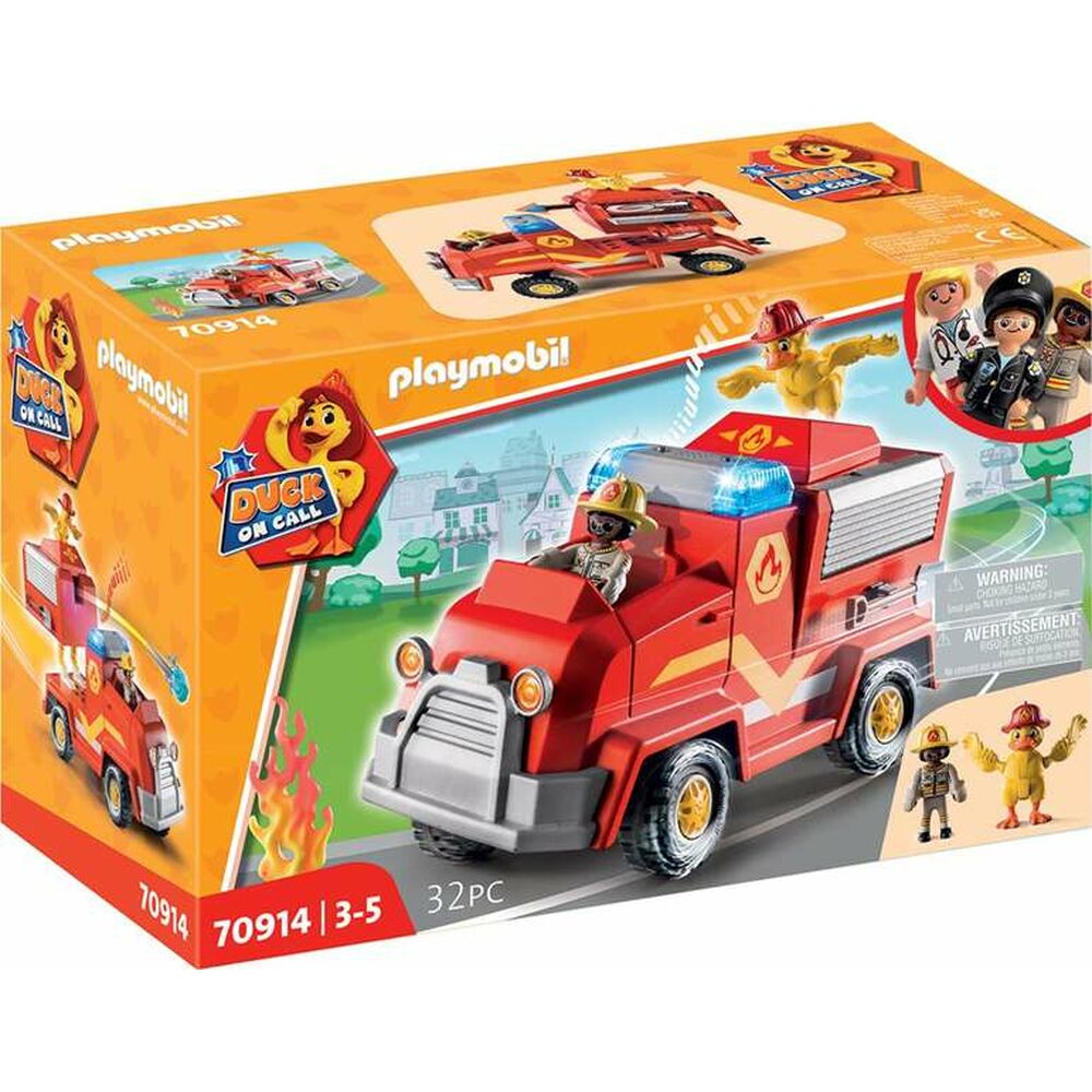 Playset PlayMobil Duck on Call Fire Department nouzové vozidlo