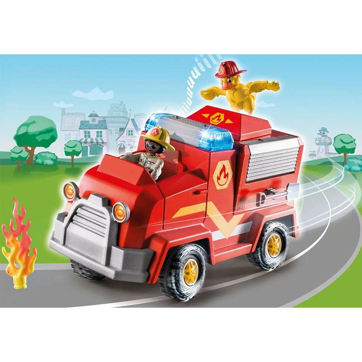 Playset PlayMobil Duck on Call Fire Department nouzové vozidlo