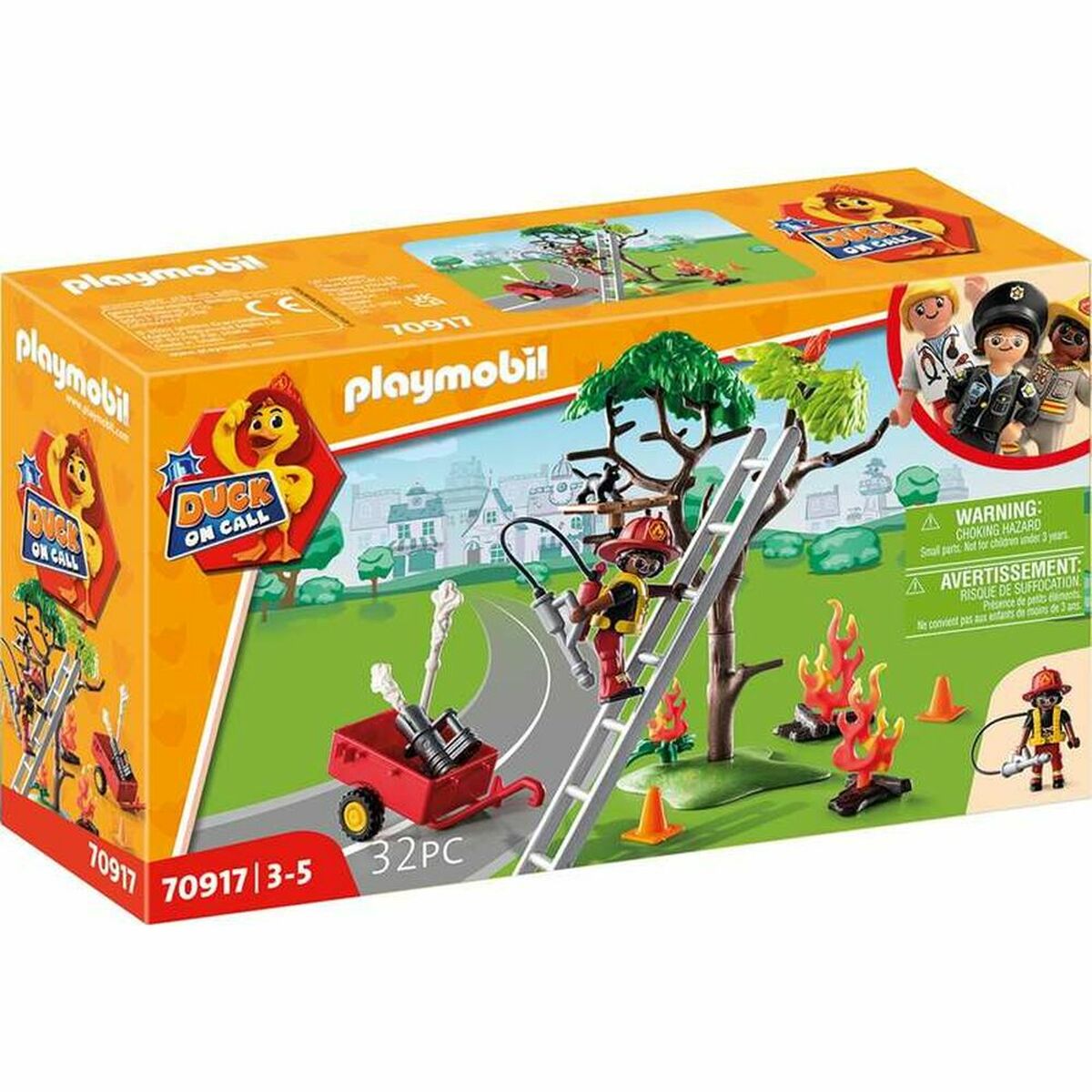 Playset PlayMobil 70917 Fireman Cat 70917 (32 ks)