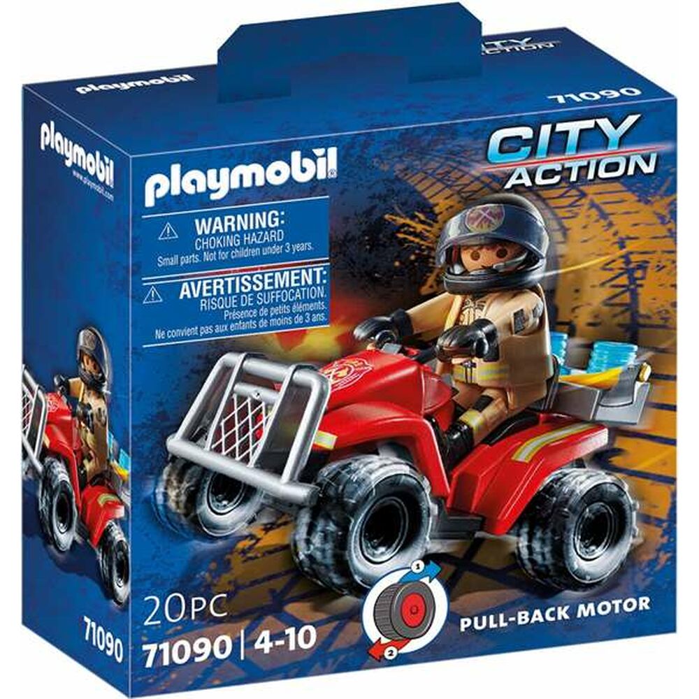 Hasiči akce PlaySet Playmobil City - Speed ​​Quad 71090