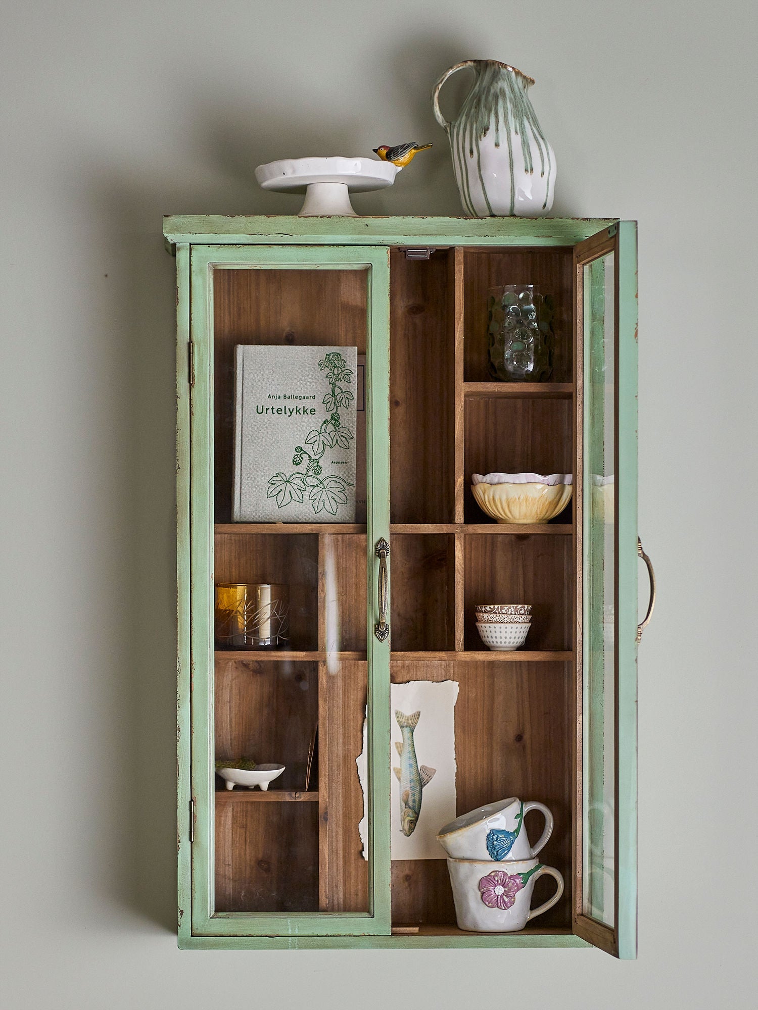 Creative Collection Hazem Cabinet, Green, Firwood