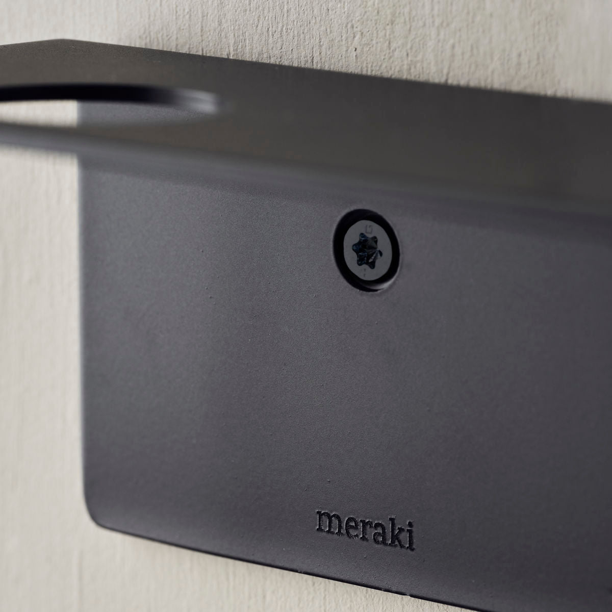 Meraki Bottle hanger with hooks, Brushed black finish