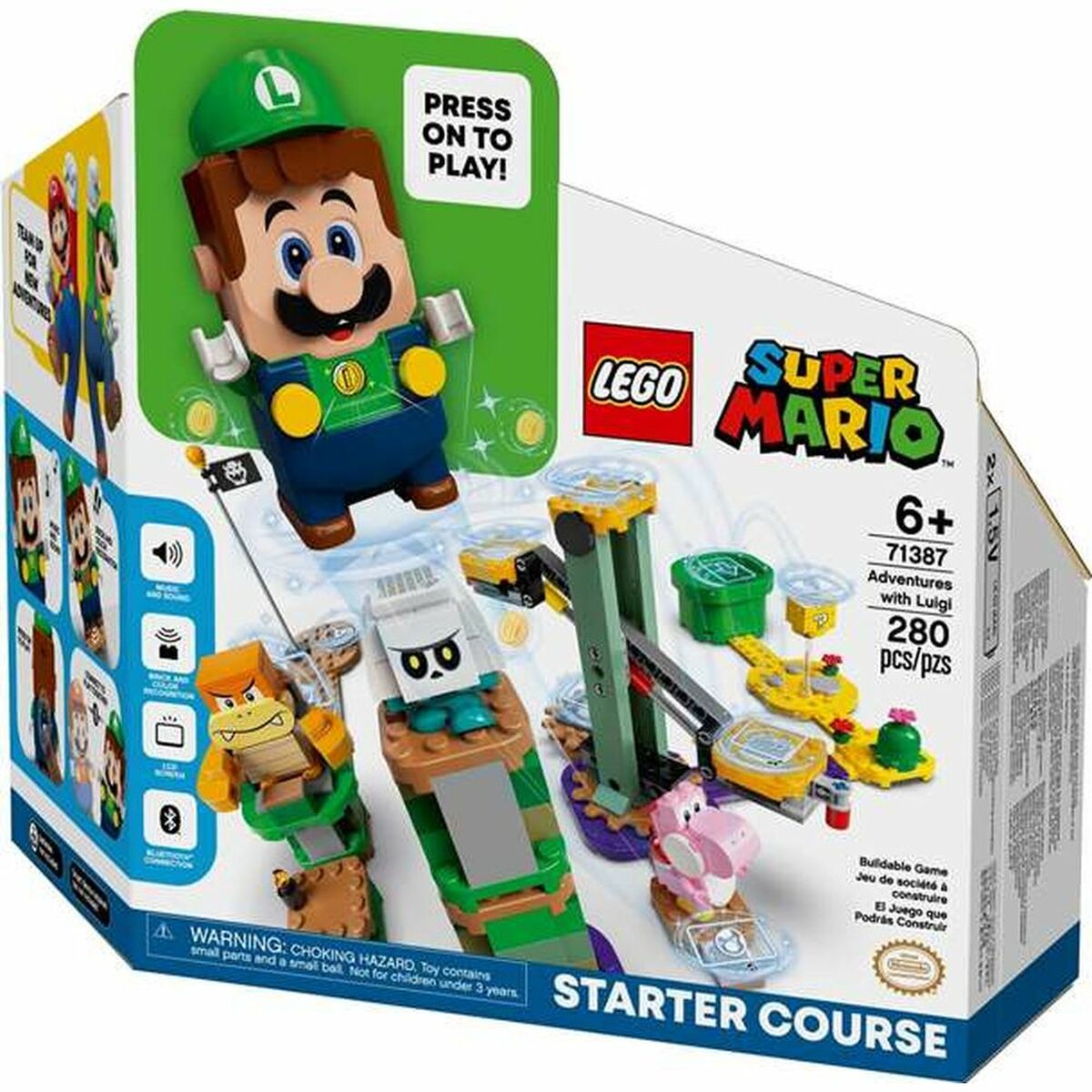 PlaySet Super Mario: Adventures with Luigi Lego 71387 (280 ks)