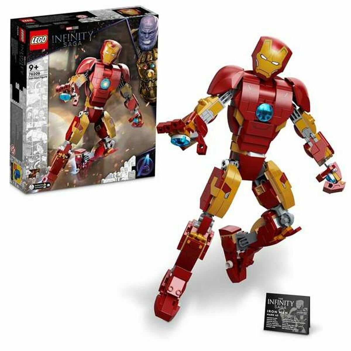 Playset Lego Marvel The Infinity Saga Iron Man 76206 (381 PC)