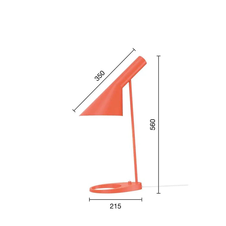 Louis Poulsen I stolní lampa V3, Eletric Orange