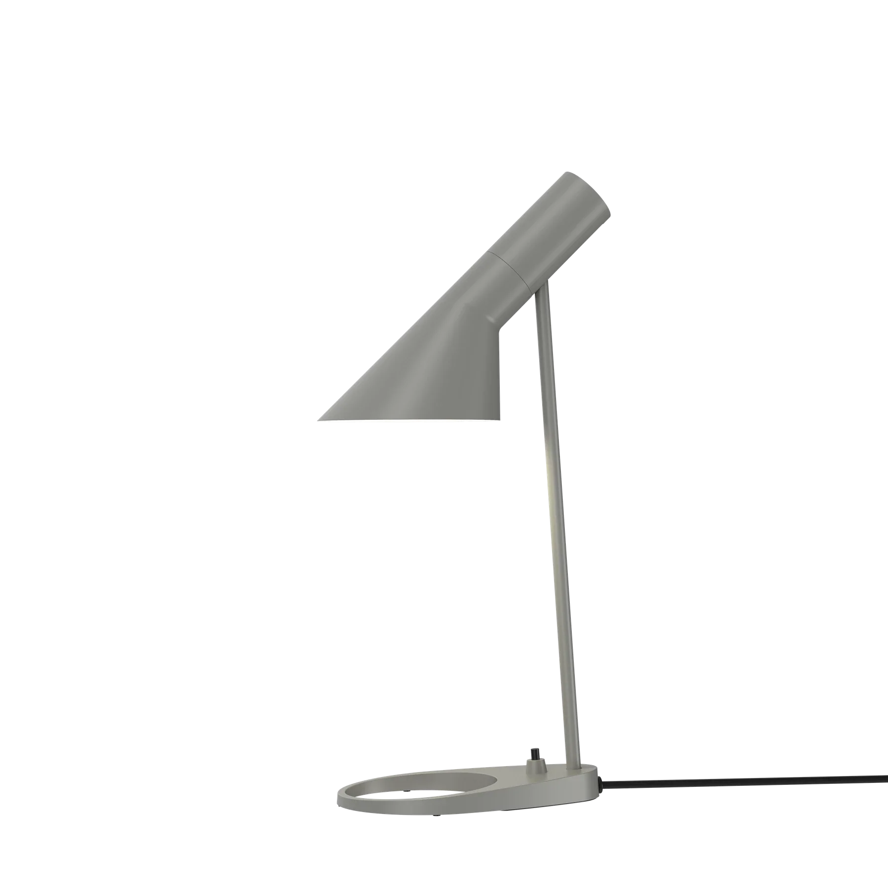 Stolní lampa Louis Poulsen AJ Mini, teplá šedá 